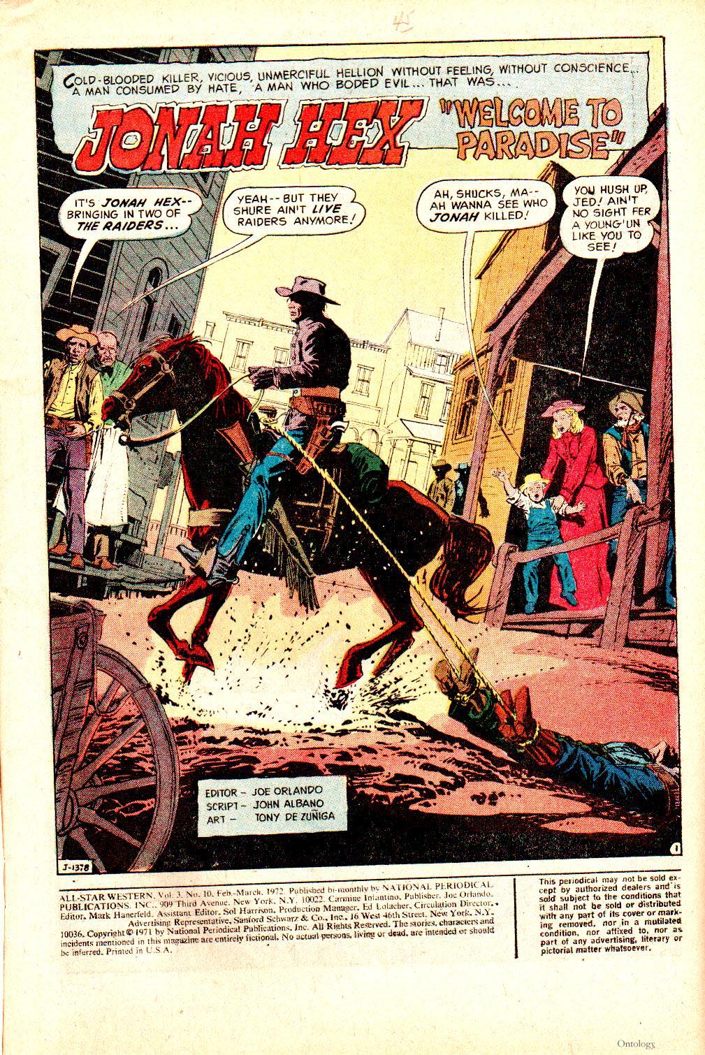 Read online All-Star Western (1970) comic -  Issue #10 - 3