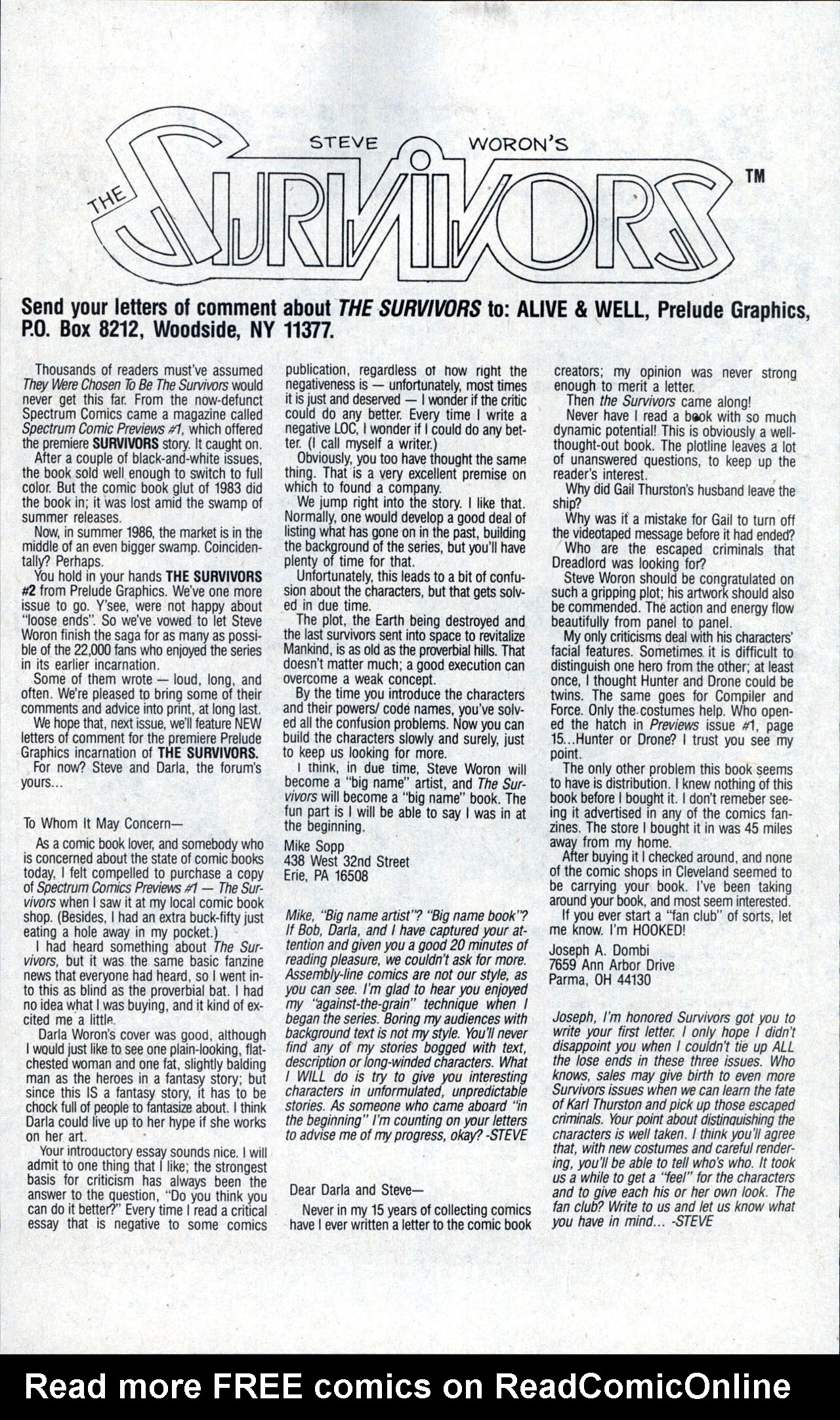 Read online The Survivors (1986) comic -  Issue #2 - 31