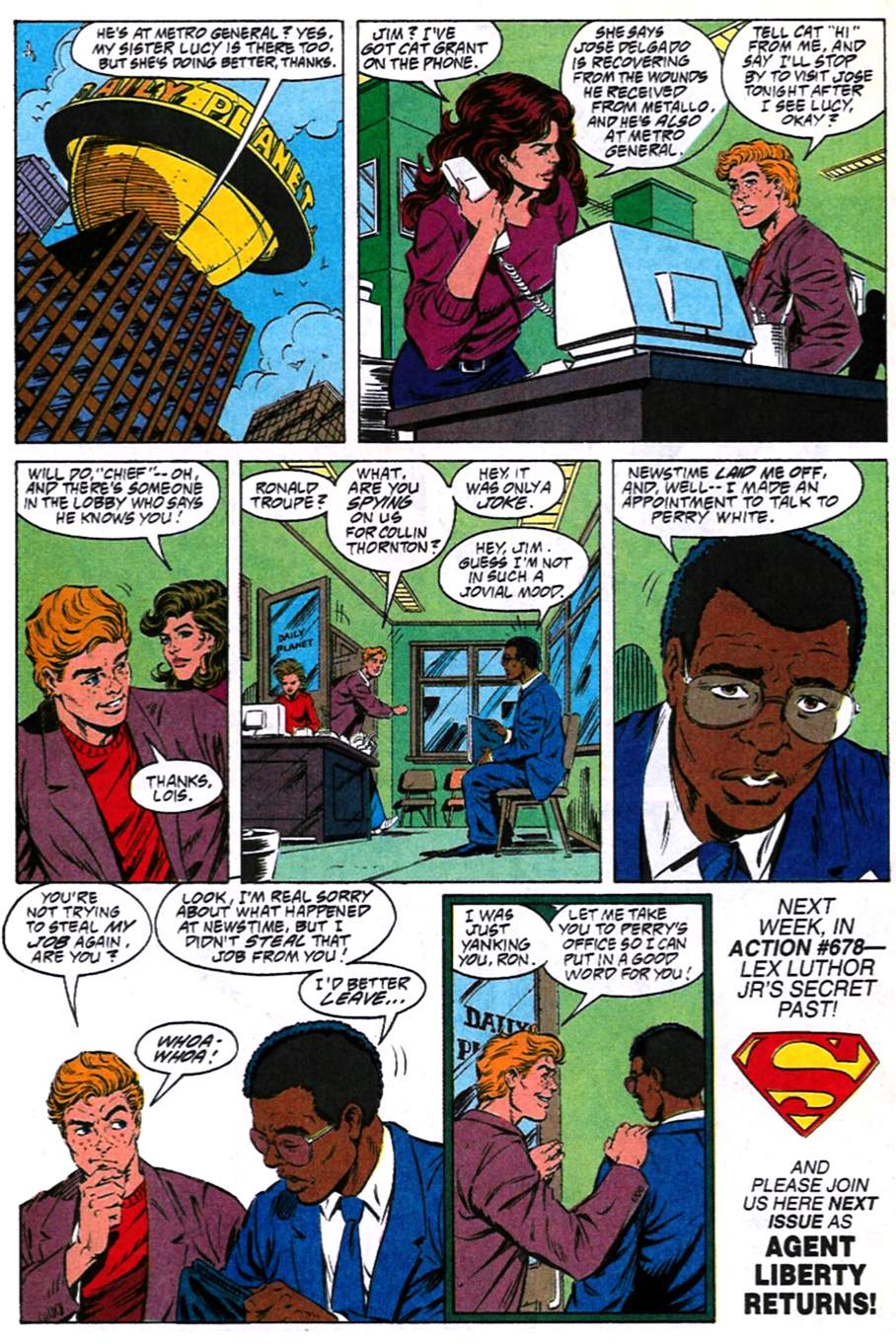 Read online Adventures of Superman (1987) comic -  Issue #491 - 23