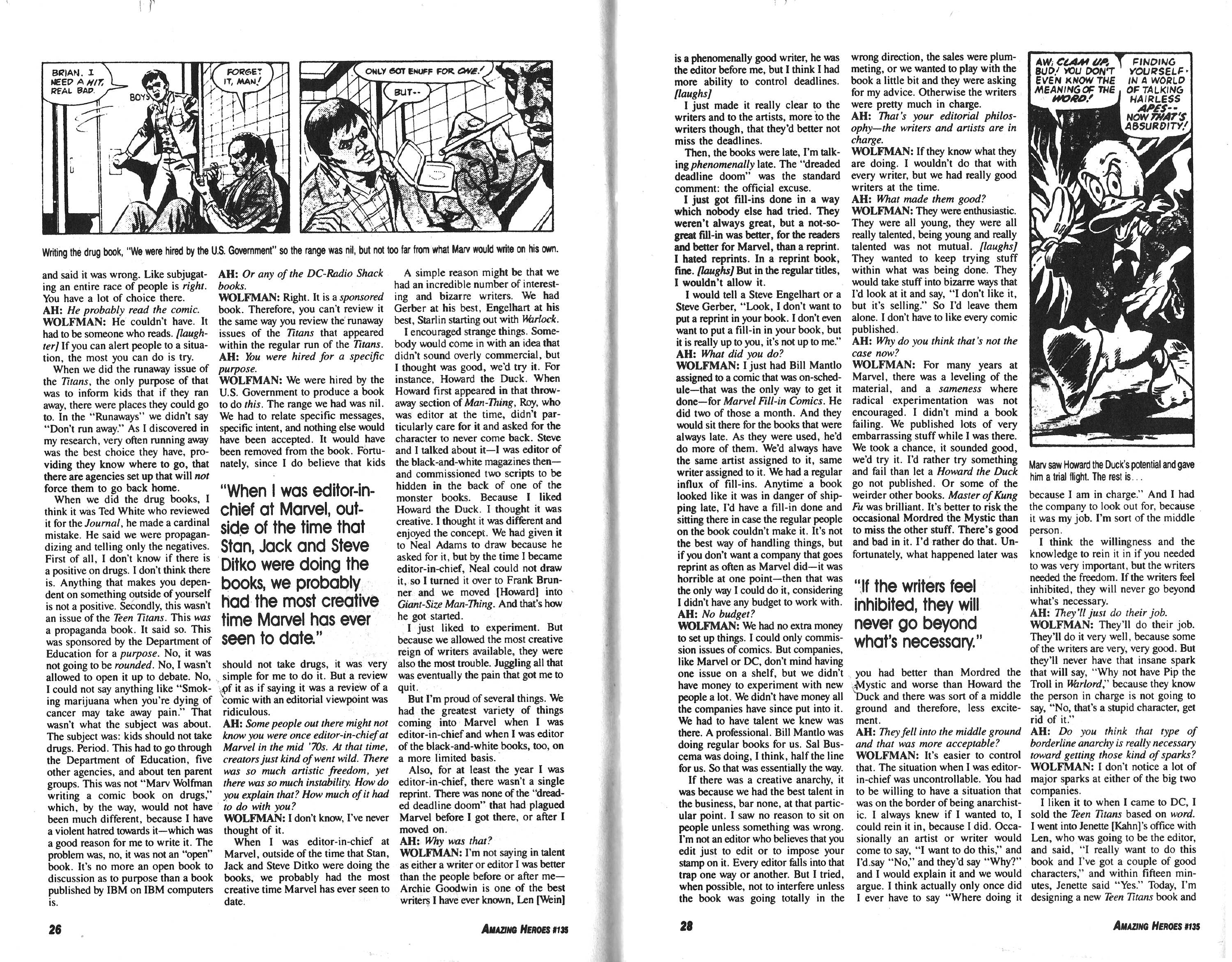 Read online Amazing Heroes comic -  Issue #135 - 14