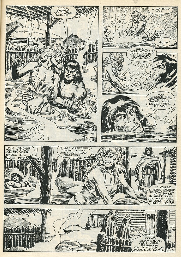 Read online The Savage Sword Of Conan comic -  Issue #144 - 21