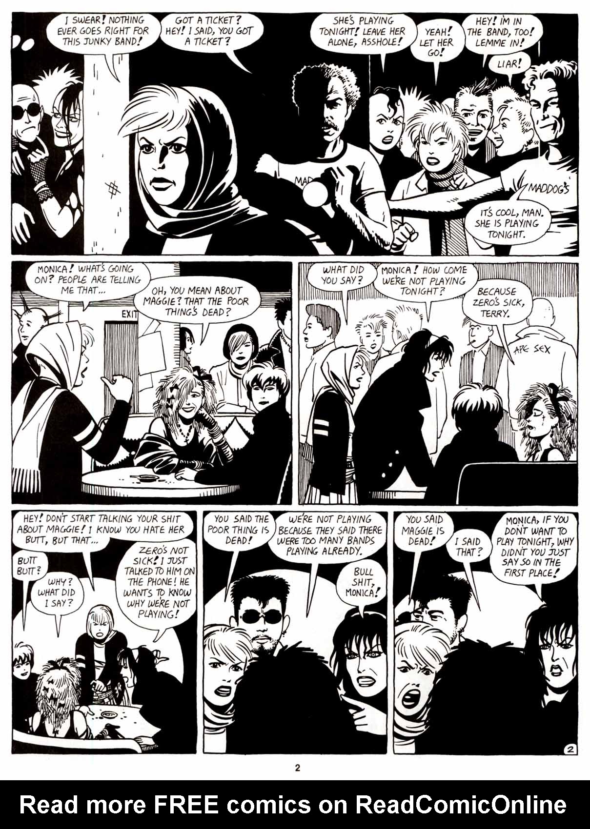 Read online Love and Rockets (1982) comic -  Issue #8 - 4