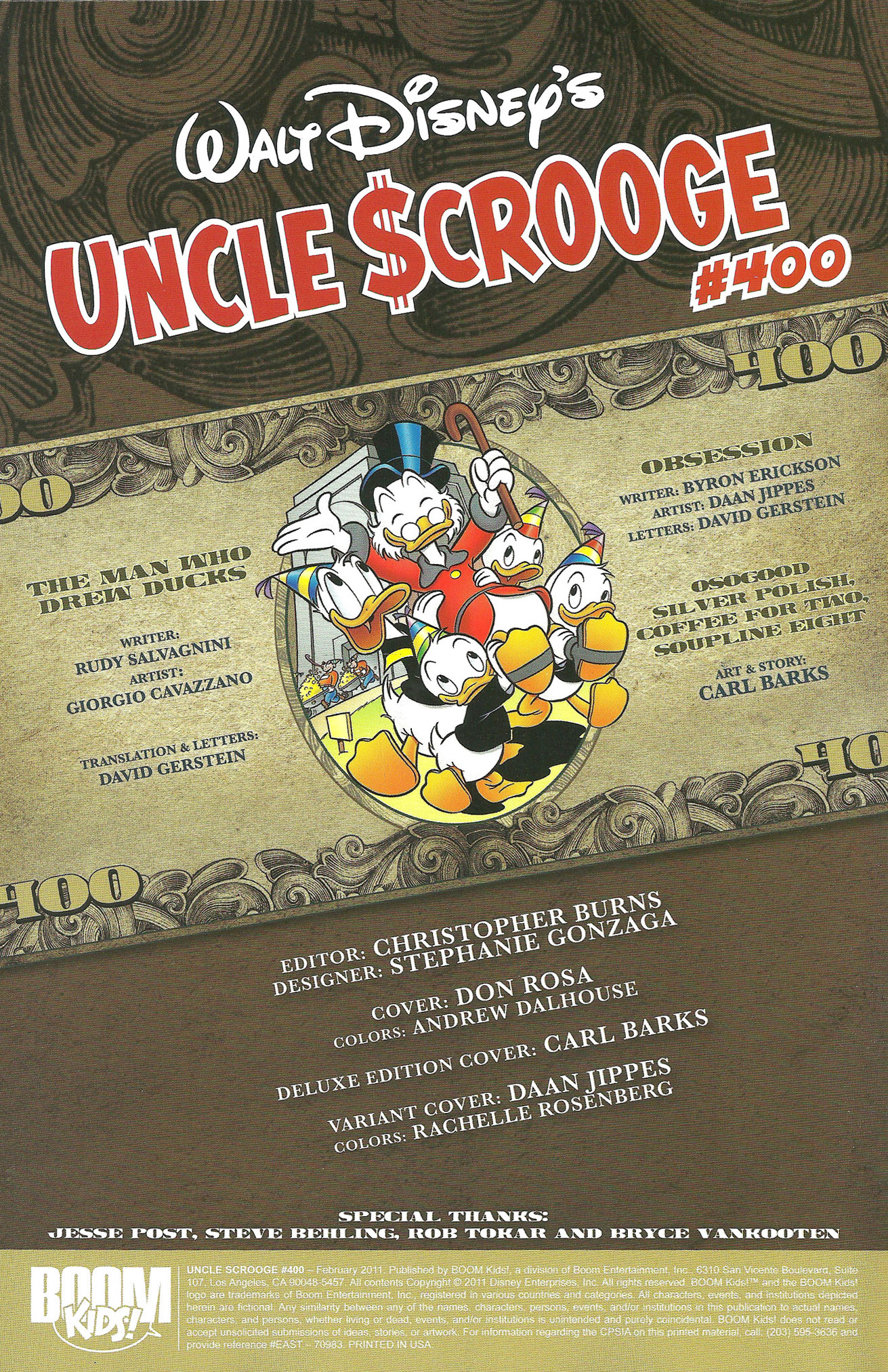 Read online Uncle Scrooge (1953) comic -  Issue #400 - 2