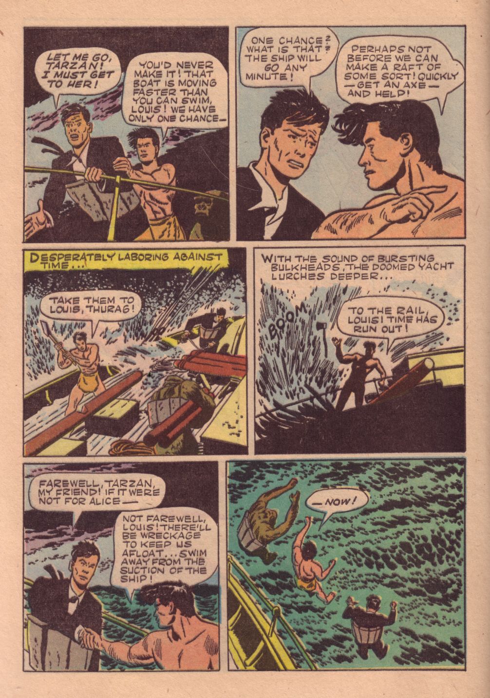 Read online Tarzan (1948) comic -  Issue #29 - 8