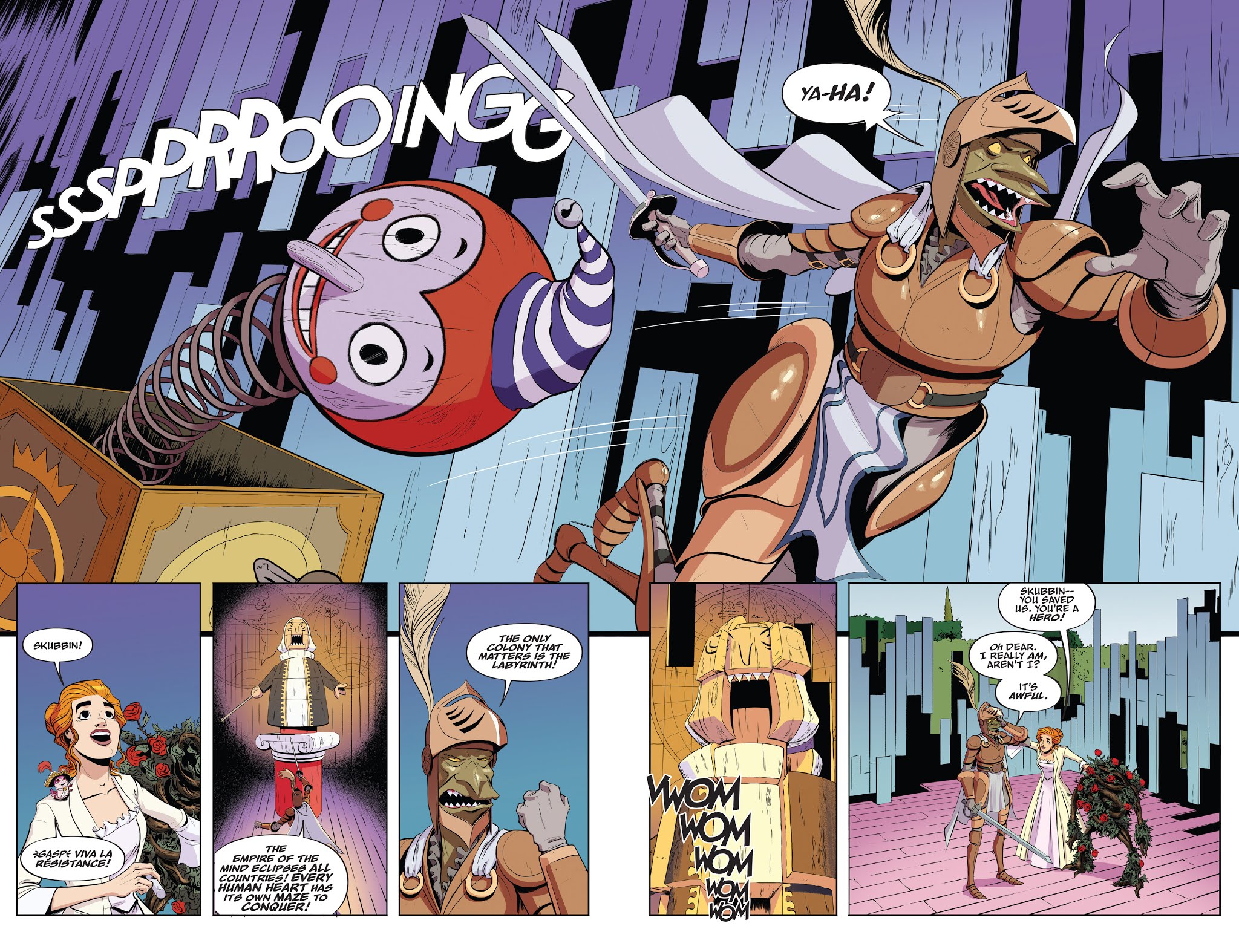 Read online Jim Henson's Labyrinth: Coronation comic -  Issue #7 - 16