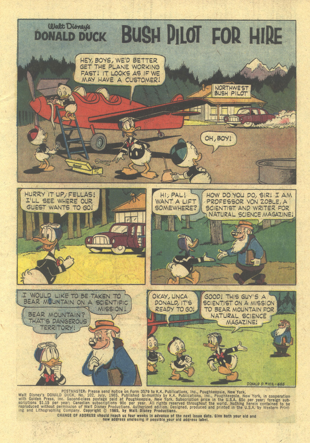 Read online Walt Disney's Donald Duck (1952) comic -  Issue #102 - 3