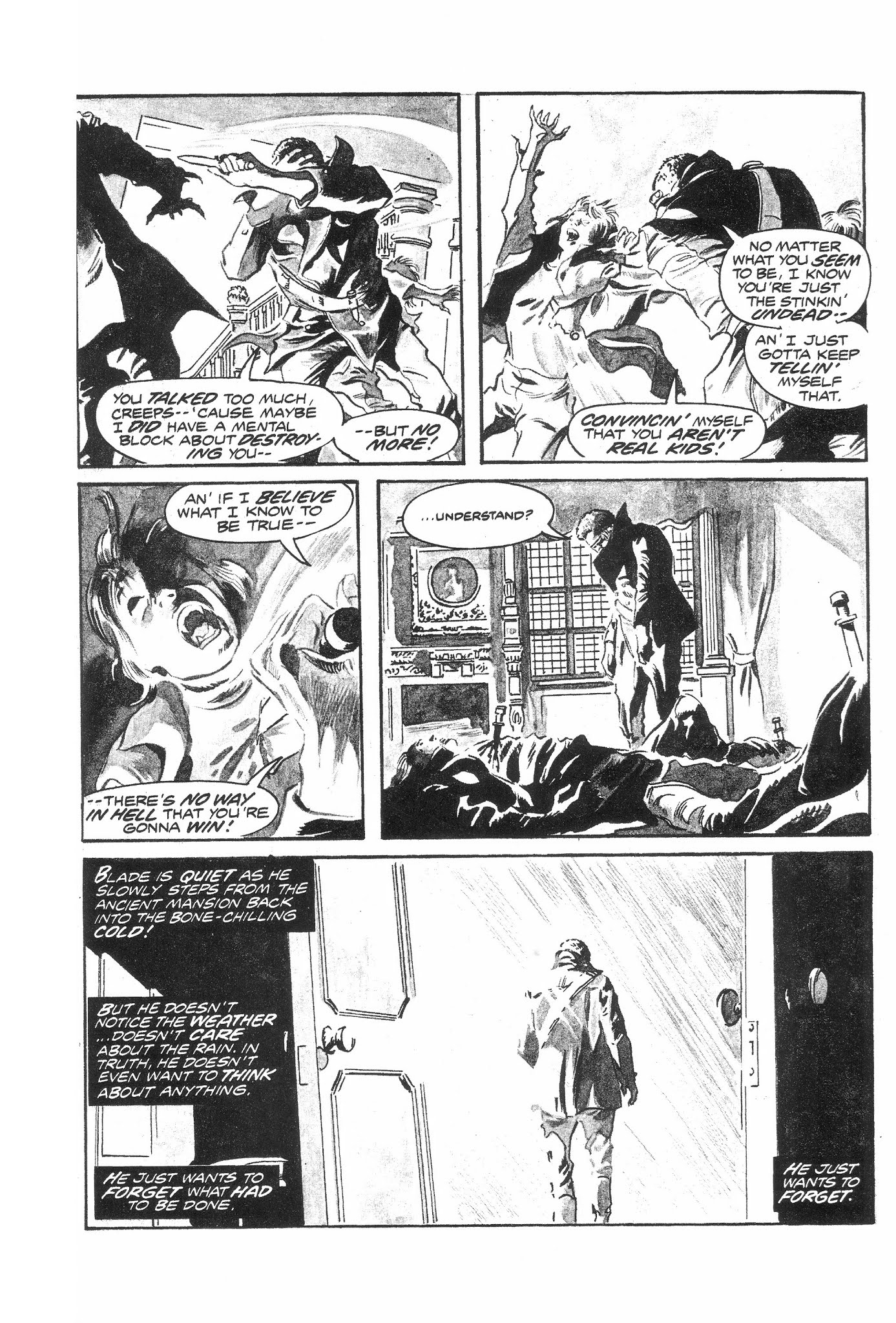 Read online Blade: Black & White comic -  Issue # TPB - 93
