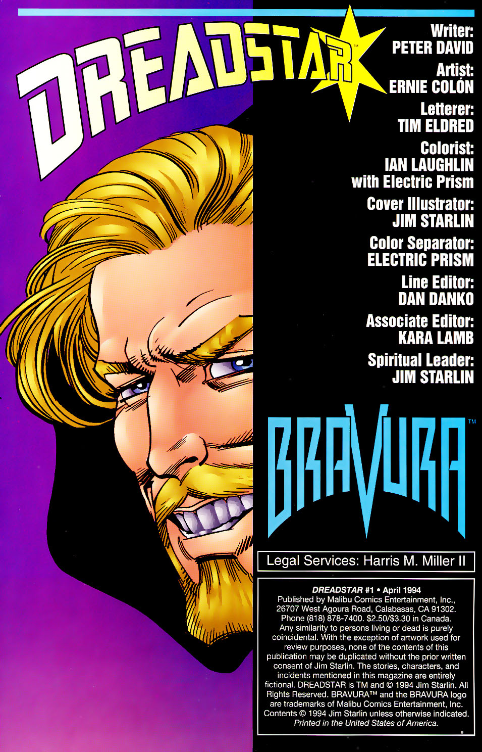 Read online Dreadstar (1994) comic -  Issue #1 - 2