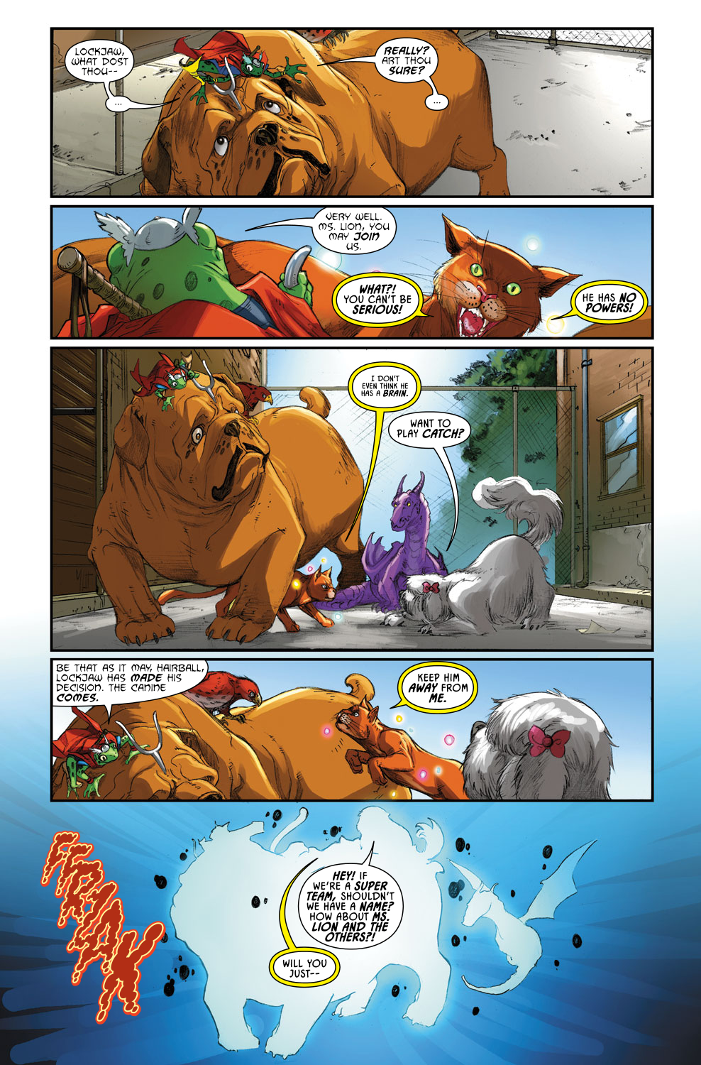 Read online Lockjaw and the Pet Avengers comic -  Issue #1 - 19