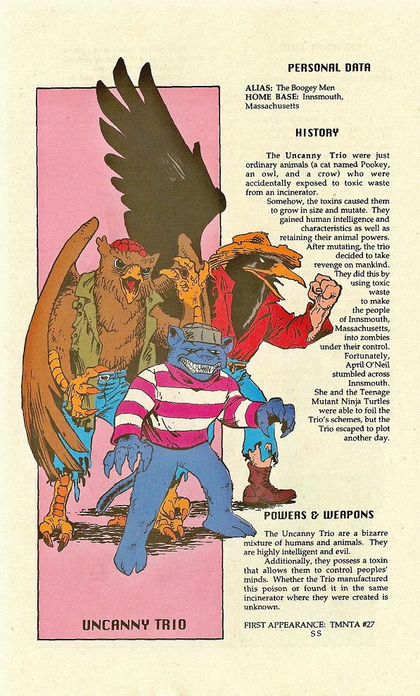 Read online Teenage Mutant Ninja Turtles Mutant Universe Sourcebook comic -  Issue #2 - 35