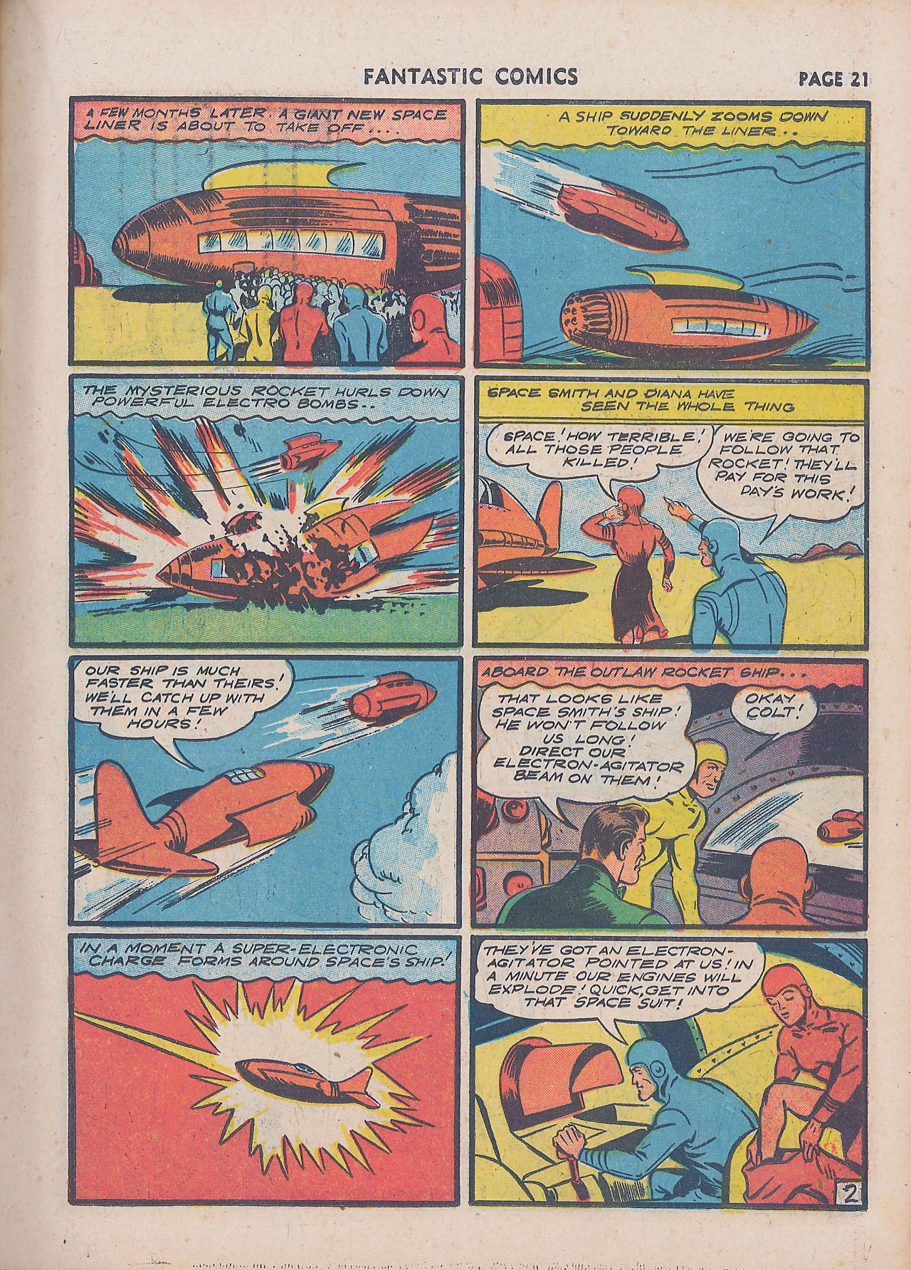 Read online Fantastic Comics comic -  Issue #16 - 23