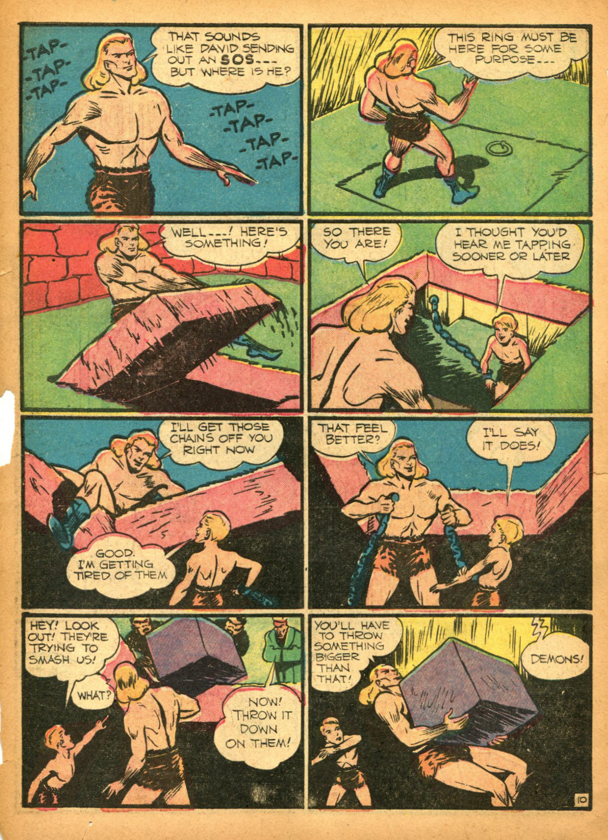 Read online Samson (1940) comic -  Issue #2 - 12