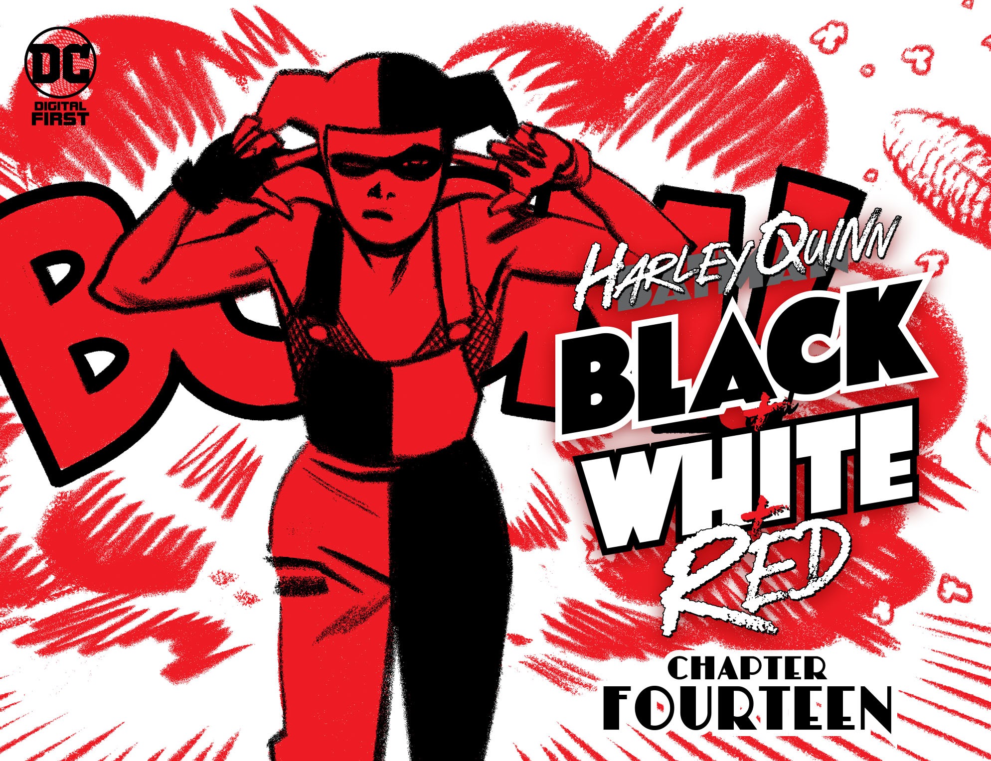 Read online Harley Quinn Black   White   Red comic -  Issue #14 - 1