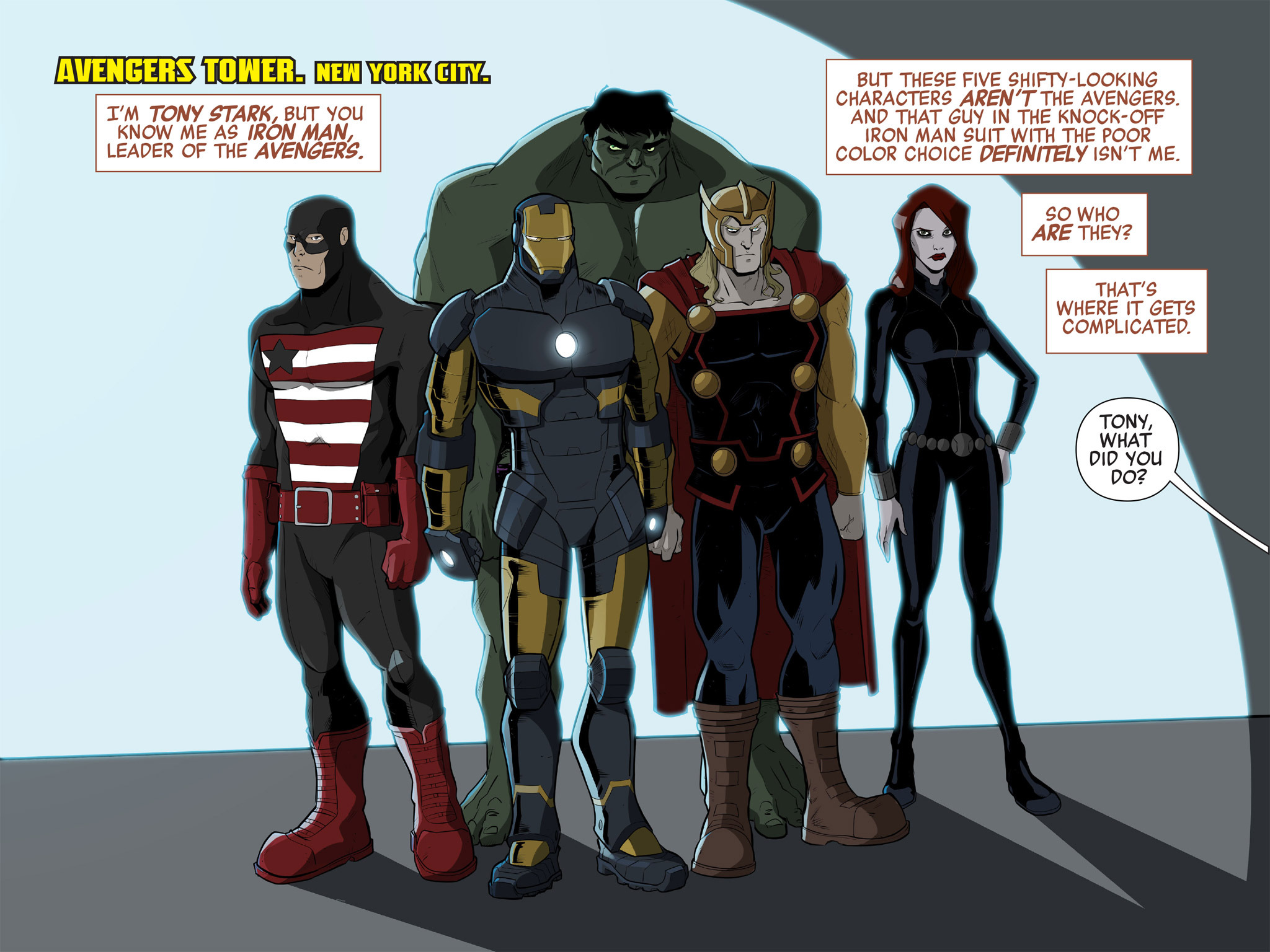 Read online Marvel Universe Avengers Infinite Comic comic -  Issue #2 - 2