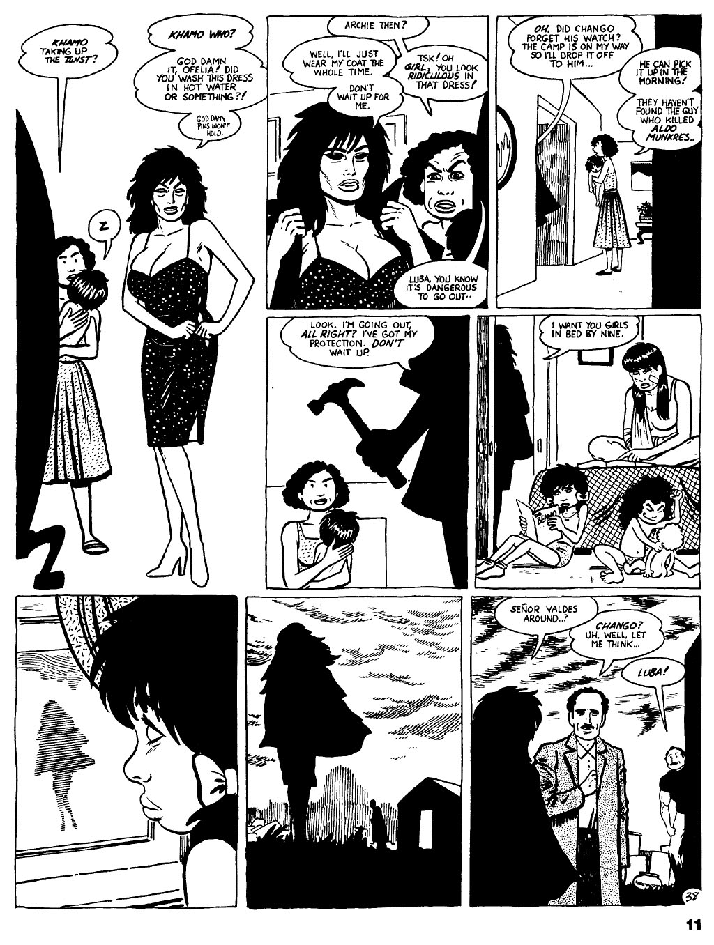 Read online Love and Rockets (1982) comic -  Issue #23 - 13