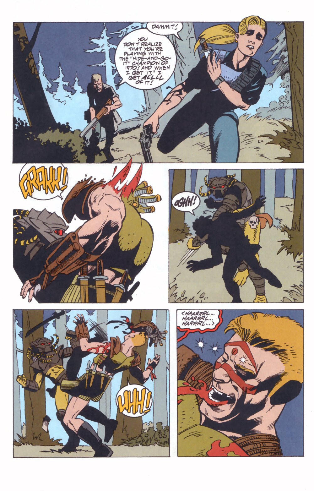Read online Predator: Kindred comic -  Issue #4 - 13