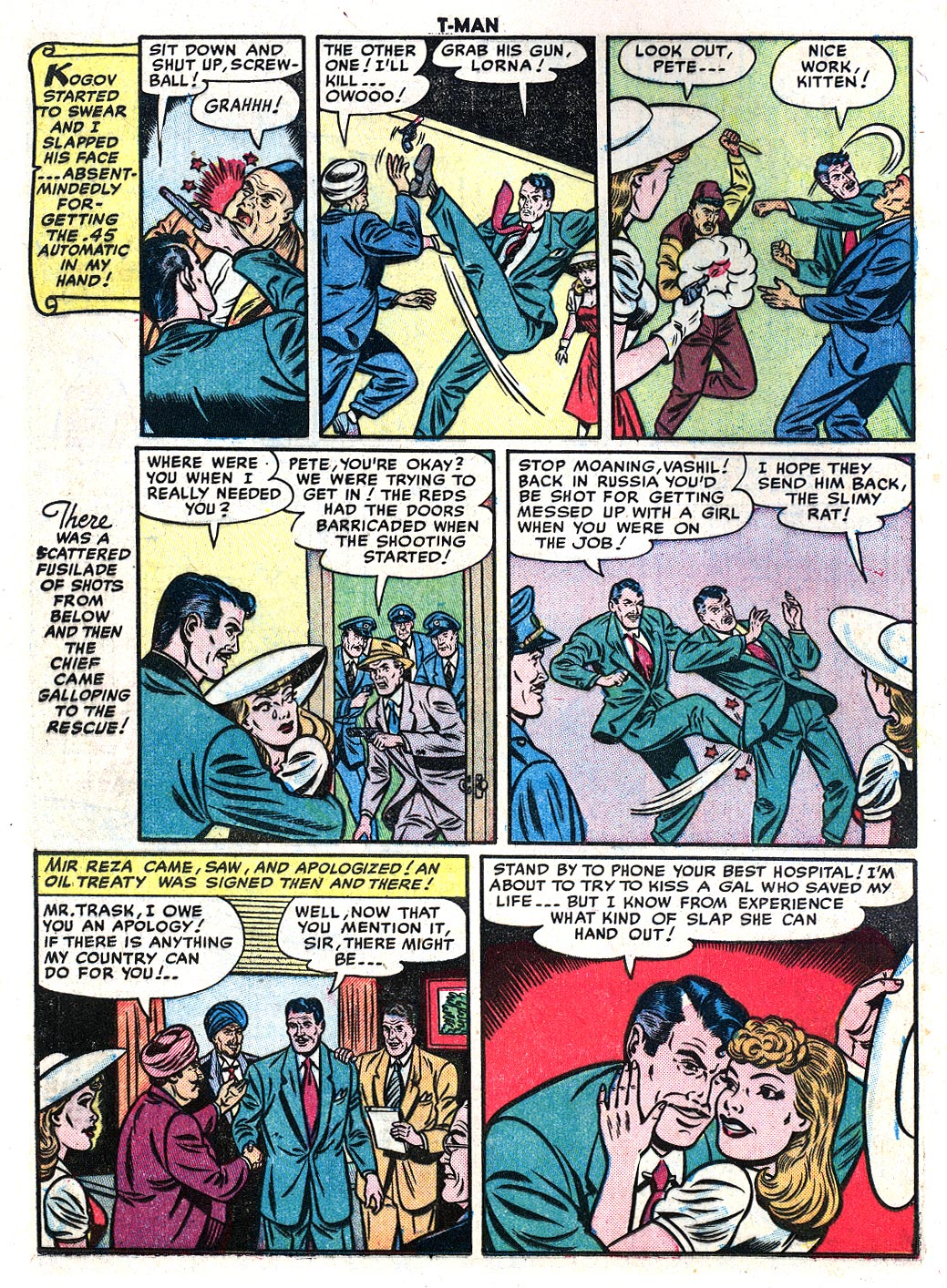 Read online T-Man: World Wide Trouble Shooter comic -  Issue #3 - 12