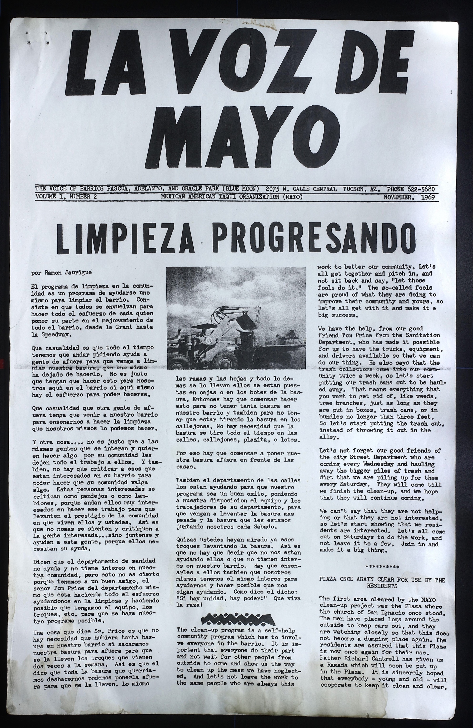 Read online La Voz De M.A.Y.O.: Tata Rambo comic -  Issue # TPB 1 - 99