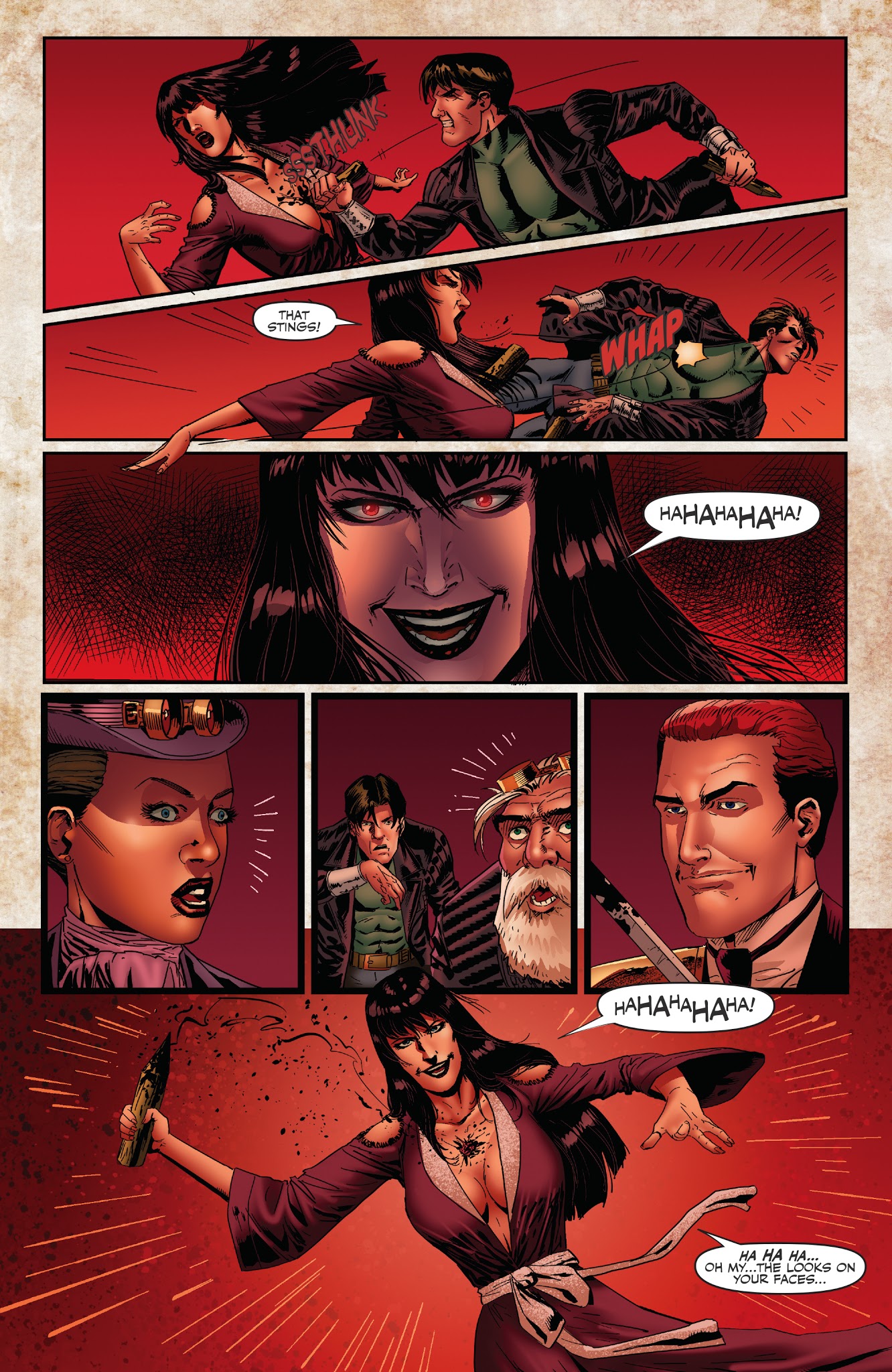 Read online Legenderry: Vampirella comic -  Issue # _TPB - 69