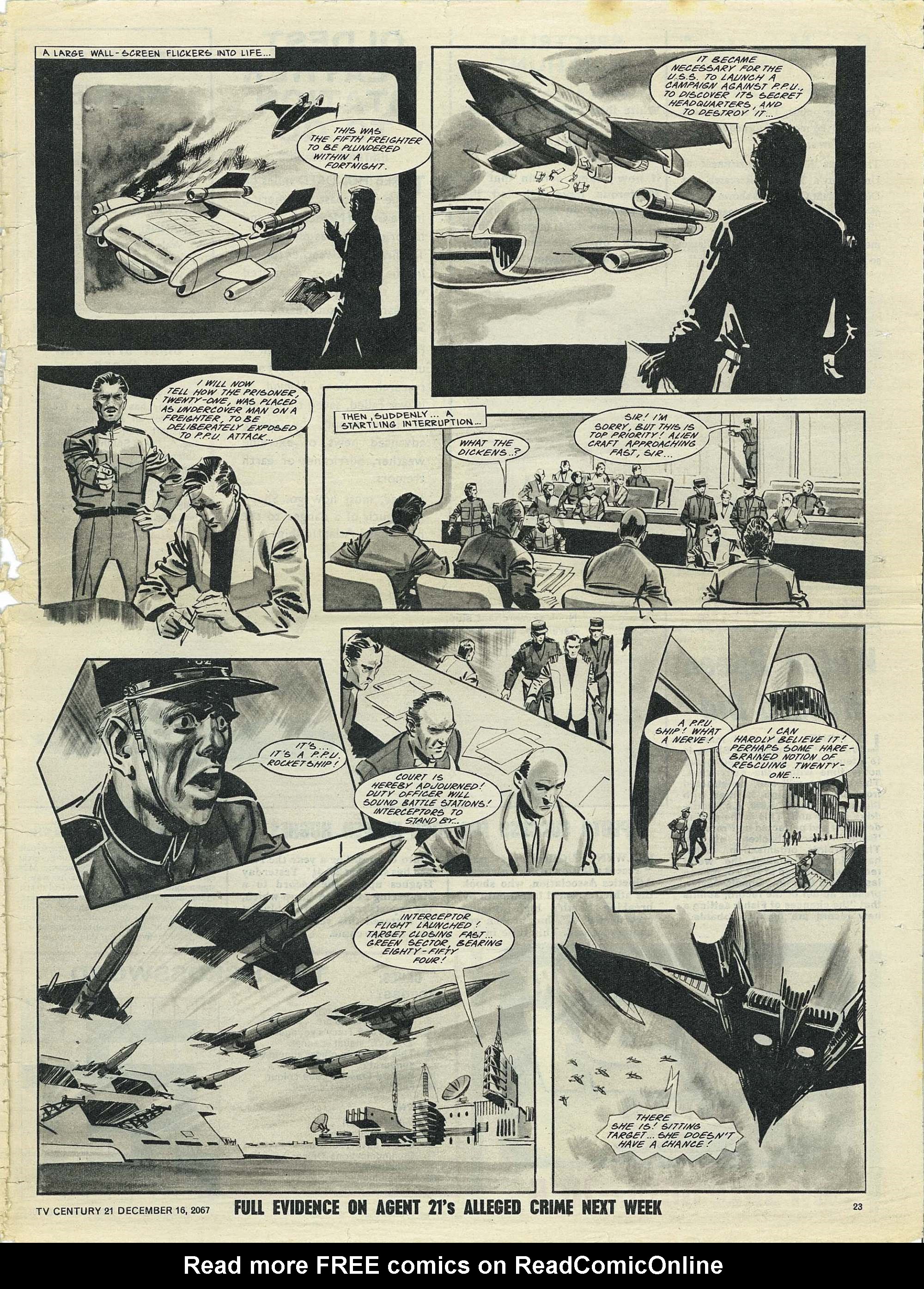 Read online TV Century 21 (TV 21) comic -  Issue #152 - 22
