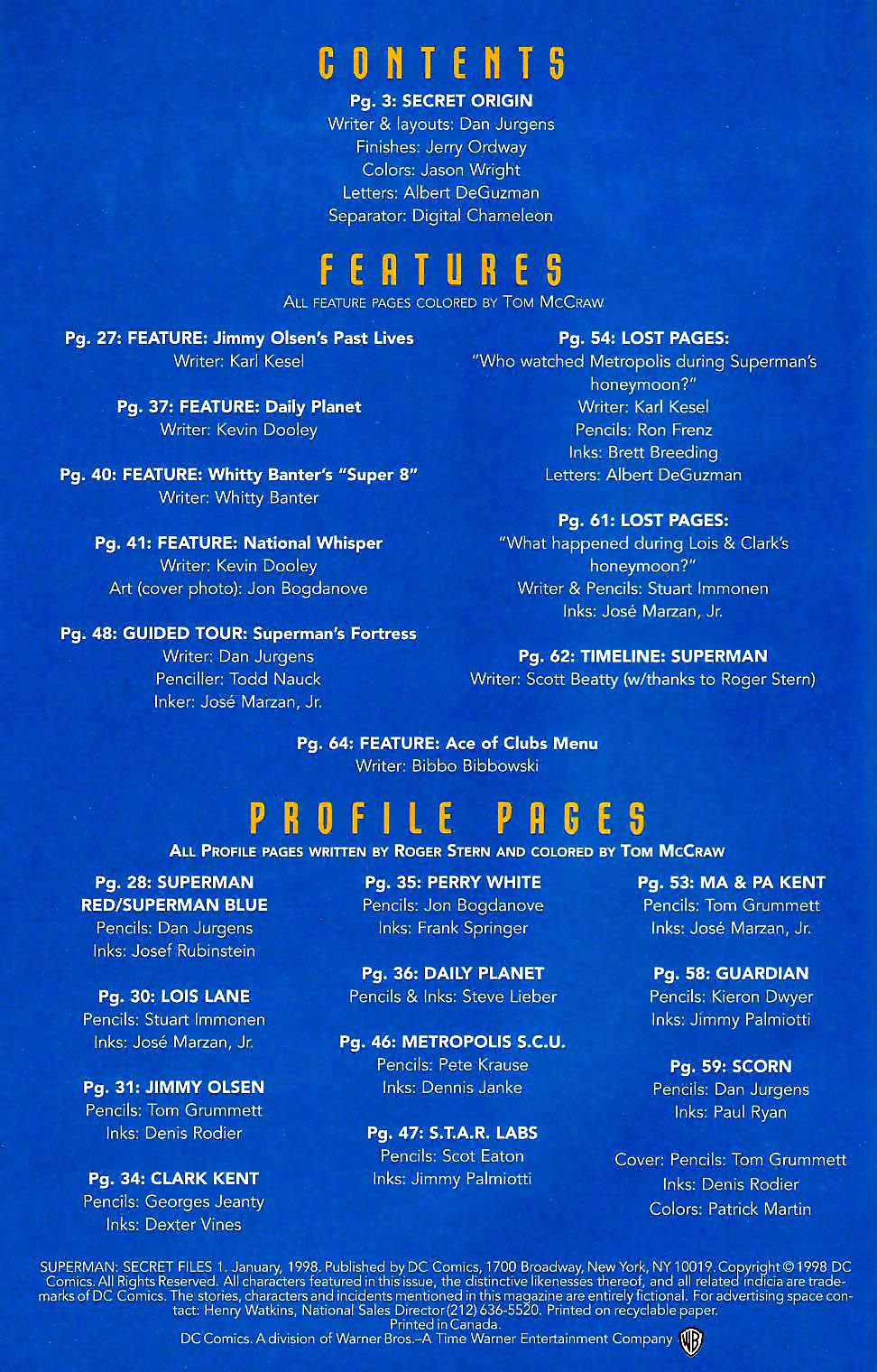 Read online Superman: Secret Files (1998) comic -  Issue #1 - 3