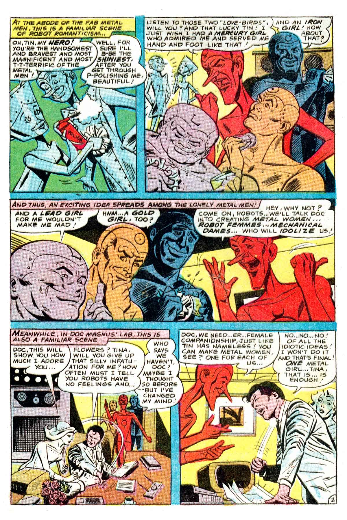 Read online Metal Men (1963) comic -  Issue #32 - 4
