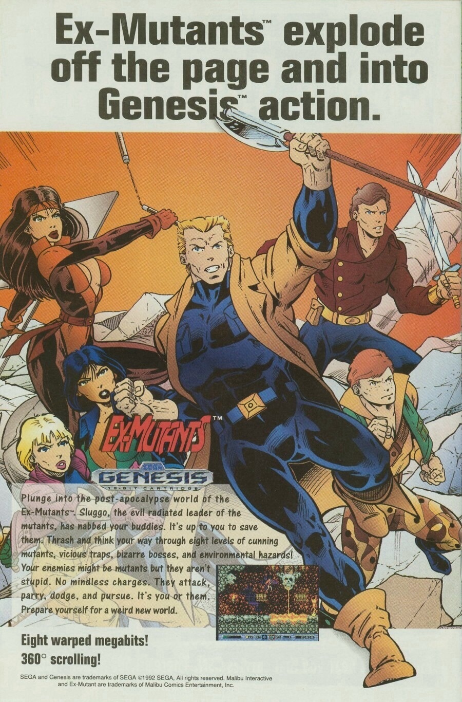 Read online Ex-Mutants comic -  Issue #1 - 34