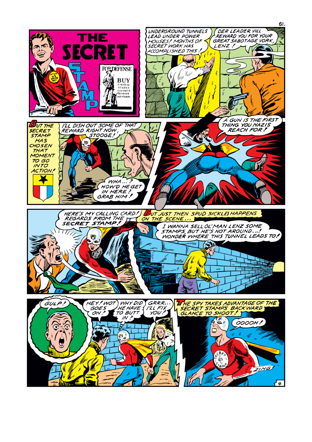 Read online Captain America Comics comic -  Issue #14 - 62