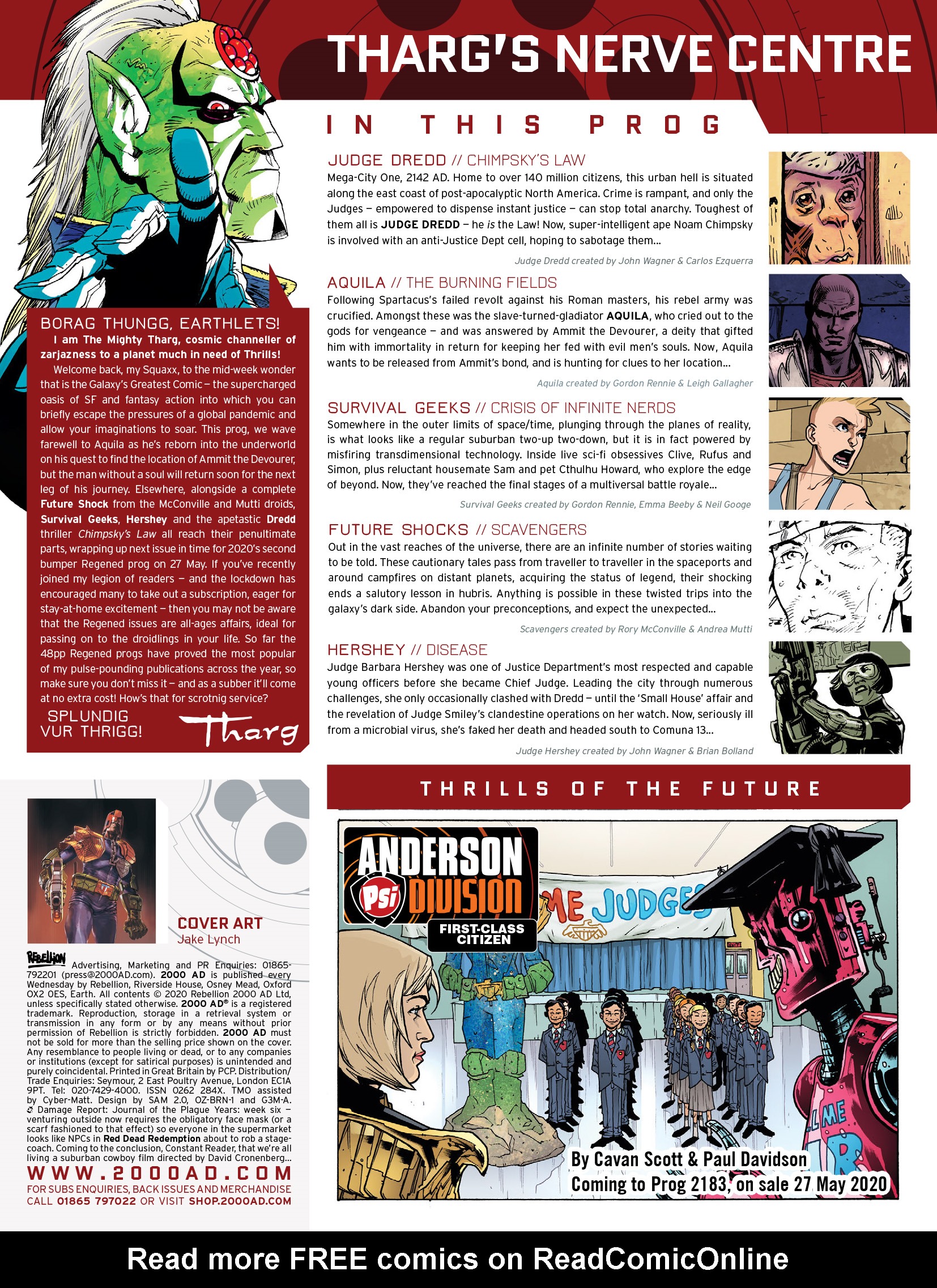 Read online 2000 AD comic -  Issue #2181 - 2