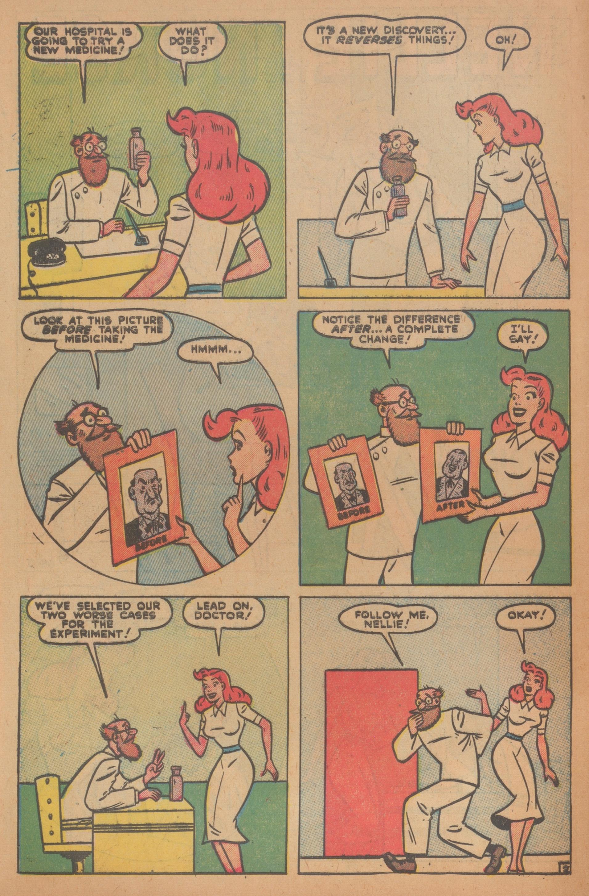 Read online Nellie The Nurse (1945) comic -  Issue #26 - 4