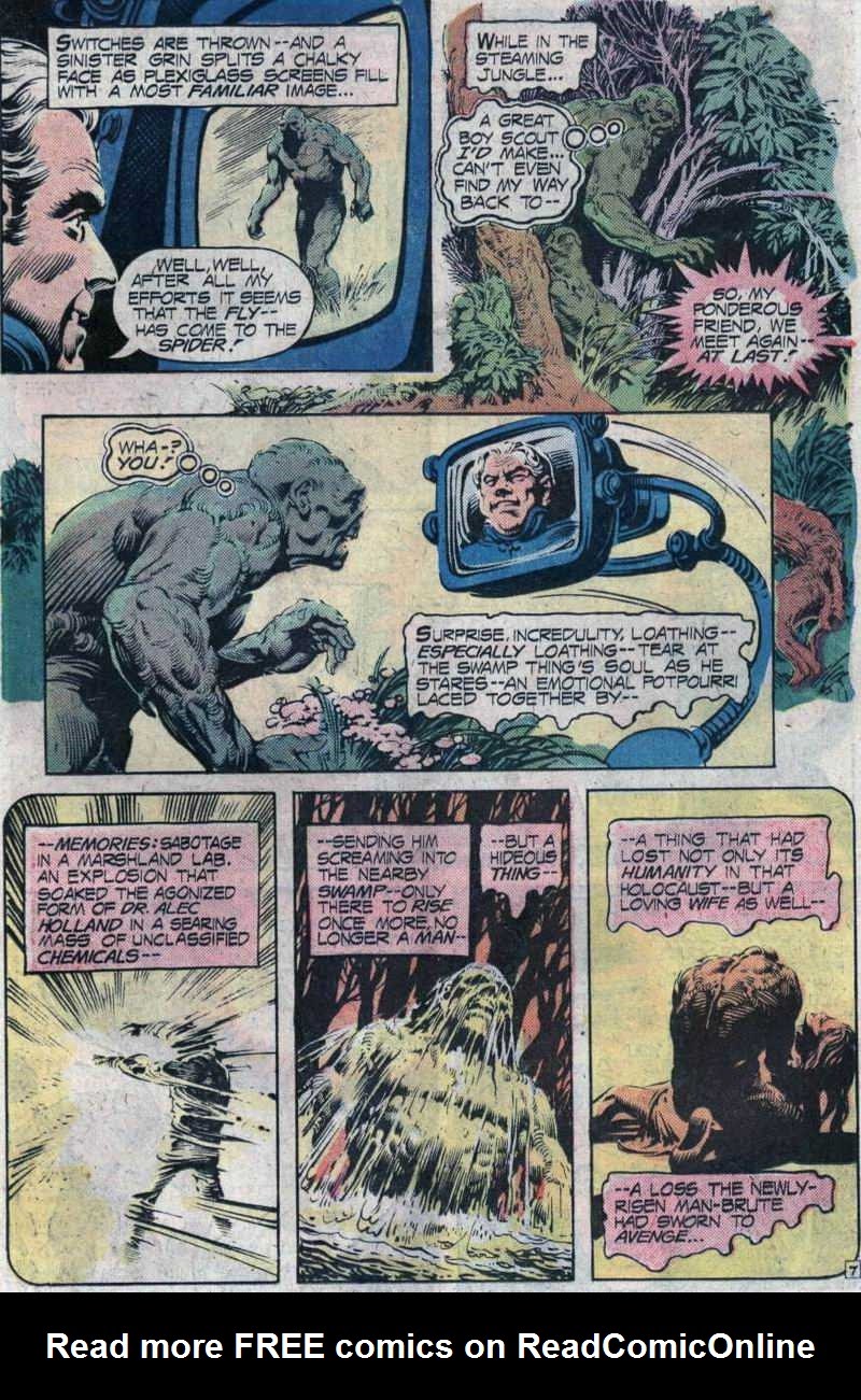 Read online Swamp Thing (1972) comic -  Issue #17 - 8