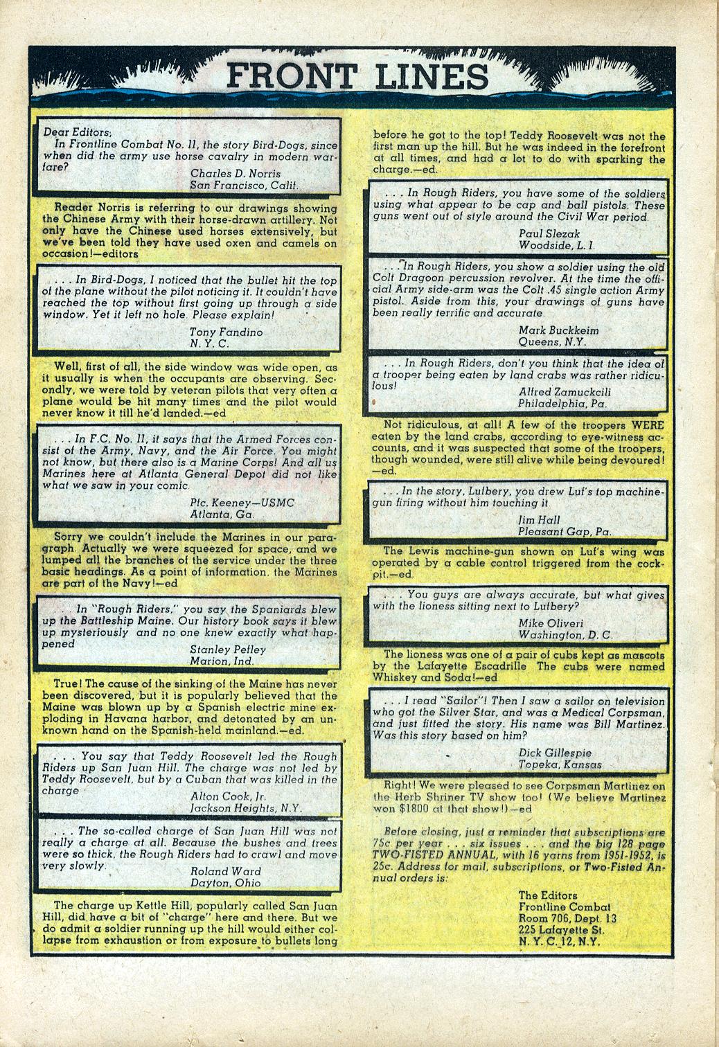 Read online Frontline Combat comic -  Issue #13 - 20