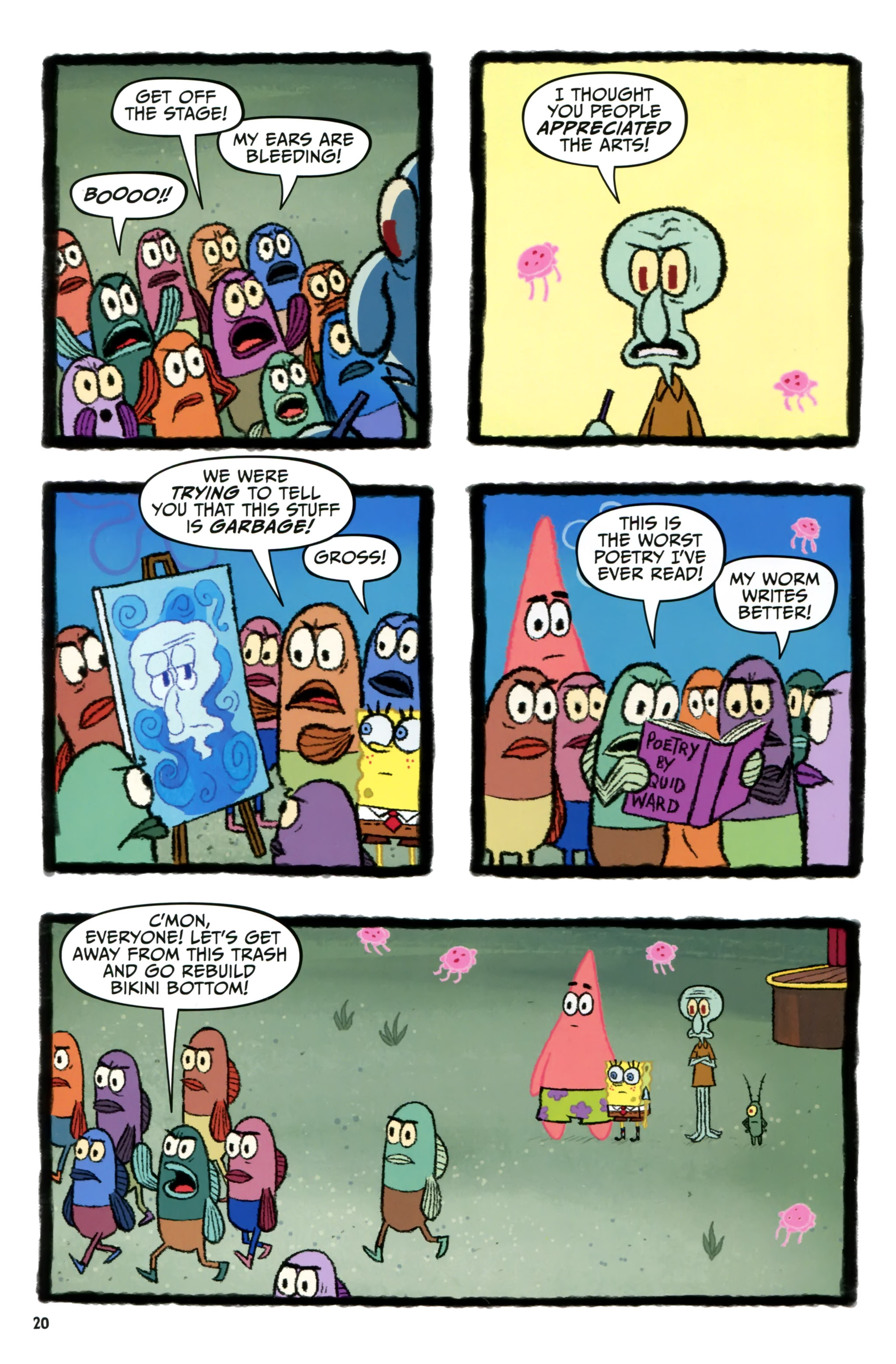 Read online Free Comic Book Day 2015 comic -  Issue # SpongeBob Freestyle Funnies 2015 - 22