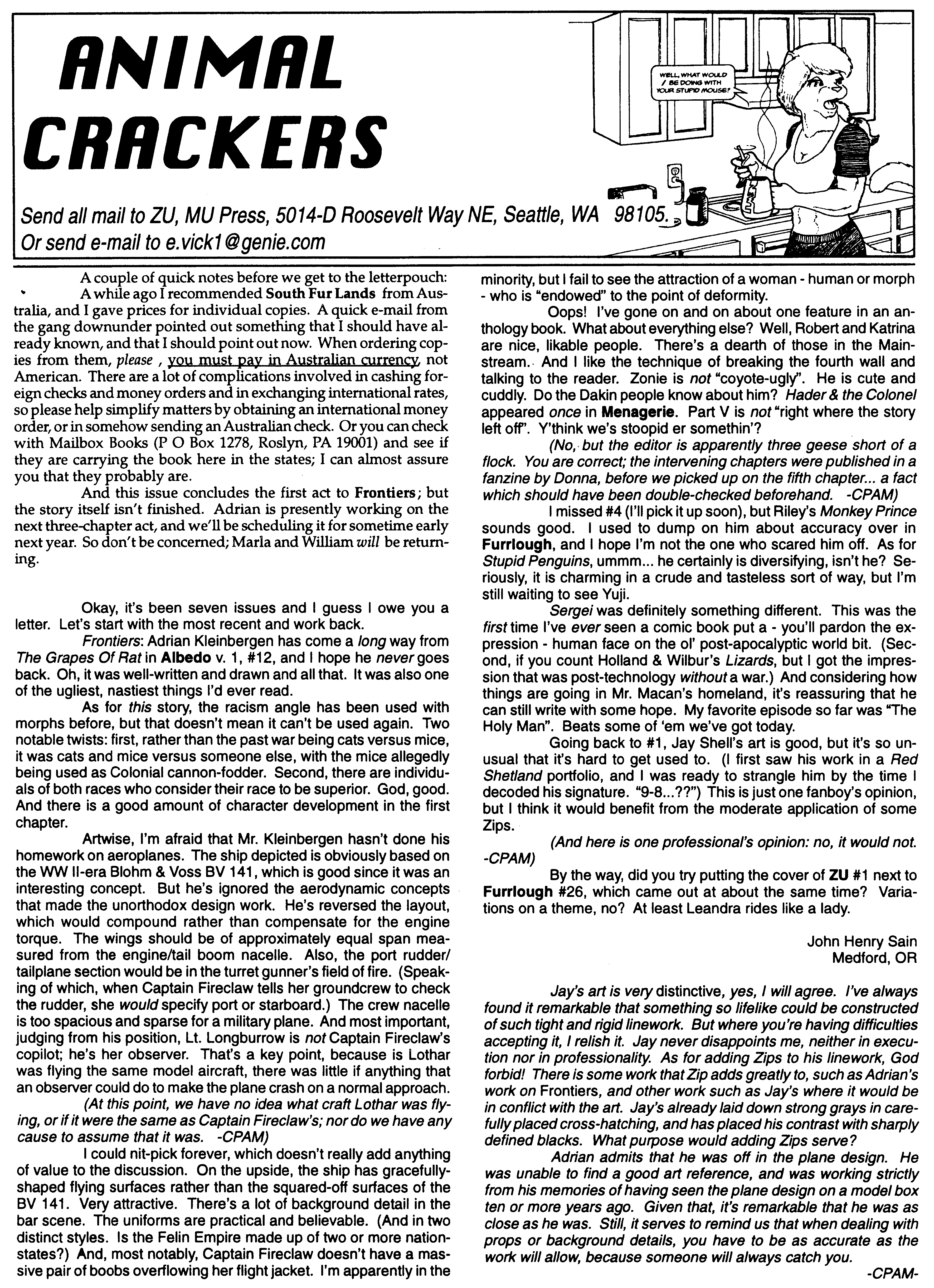 Read online ZU (1995) comic -  Issue #9 - 26