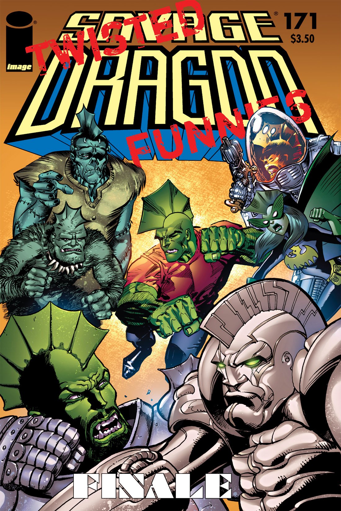 Read online Twisted Savage Dragon Funnies comic -  Issue # TPB - 118