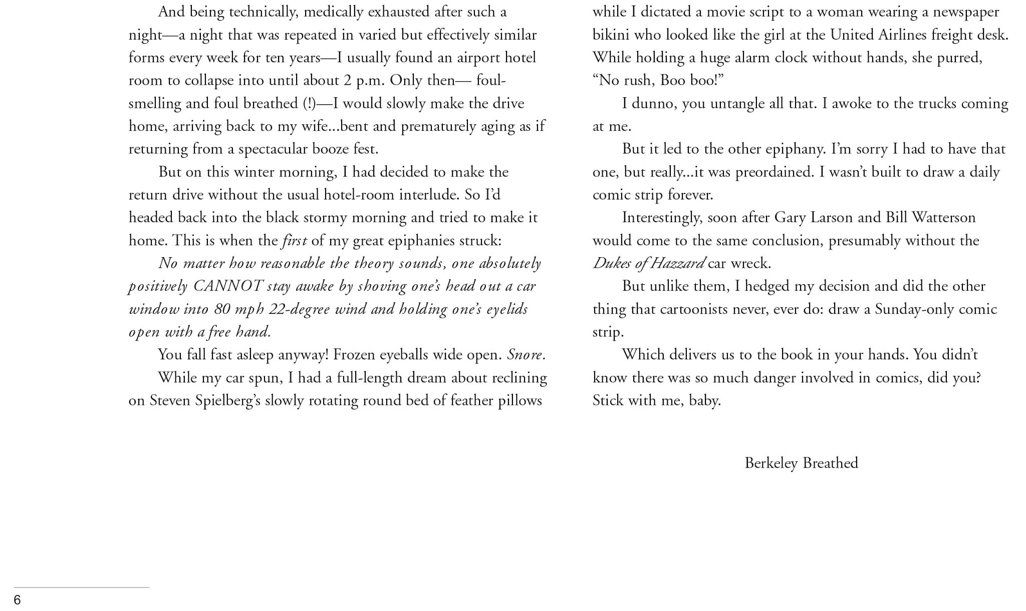 Read online Berkeley Breathed’s Outland comic -  Issue # TPB (Part 1) - 7