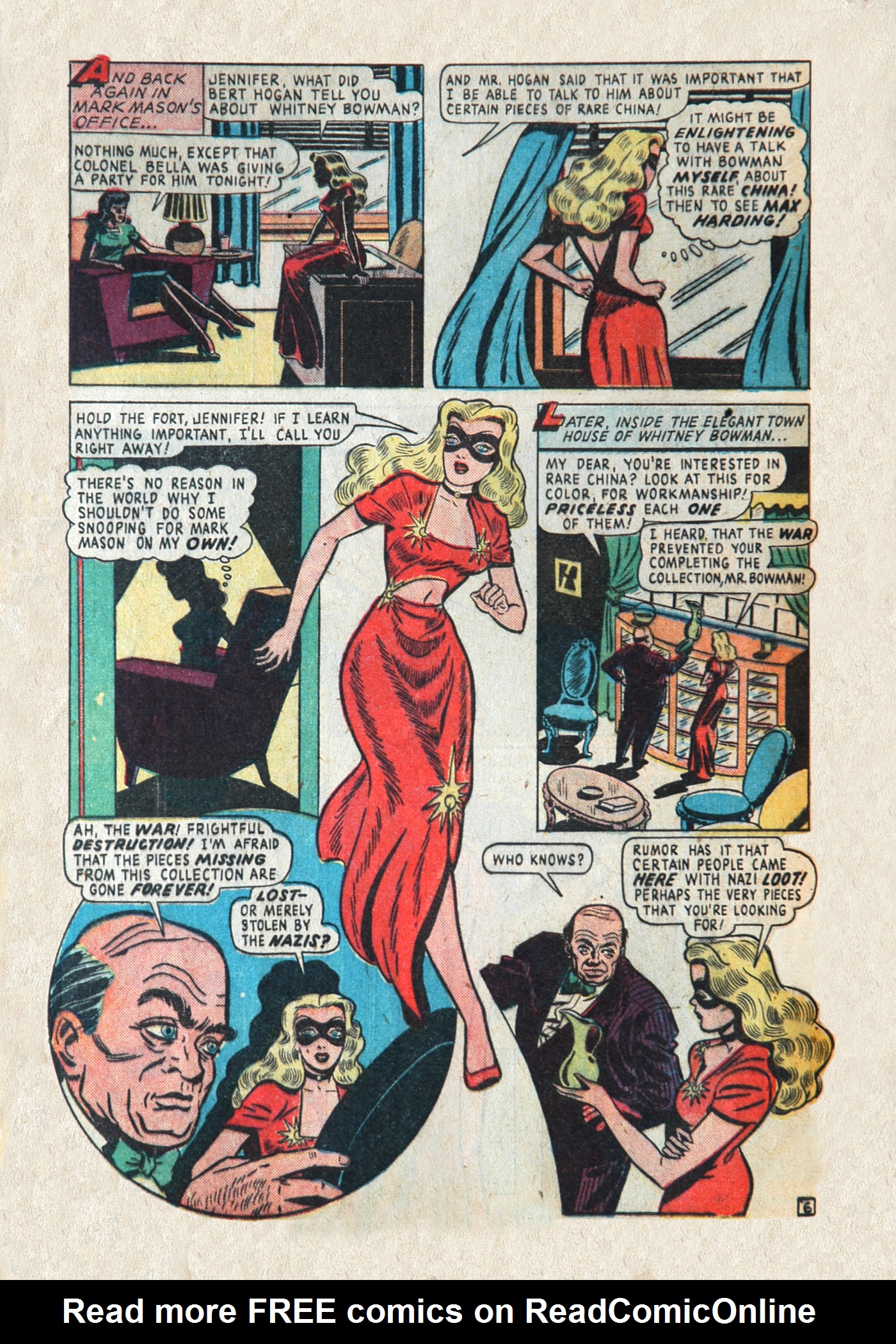 Read online Blonde Phantom Comics comic -  Issue #15 - 8