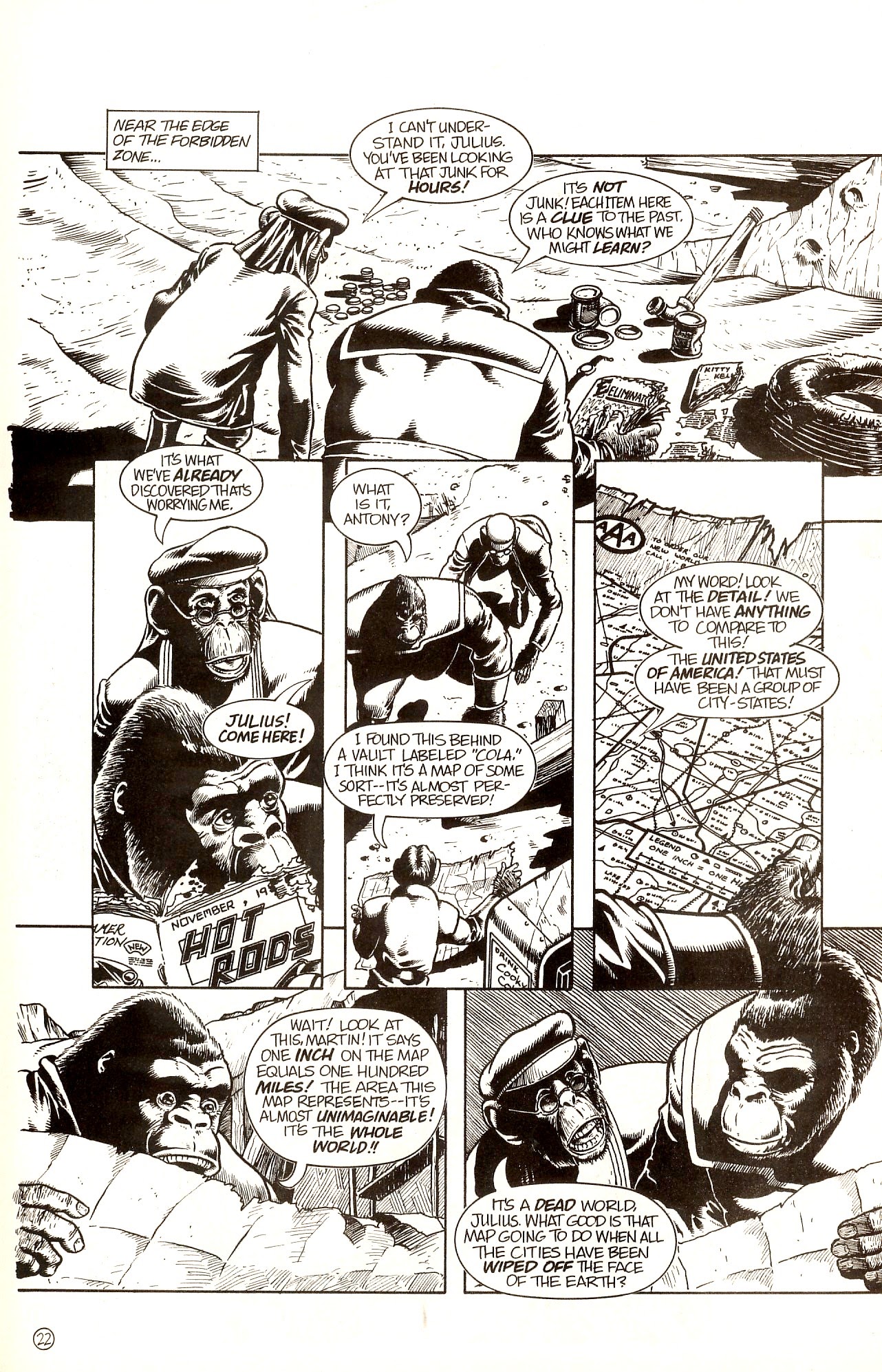 Read online Planet of the Apes: The Forbidden Zone comic -  Issue #2 - 28