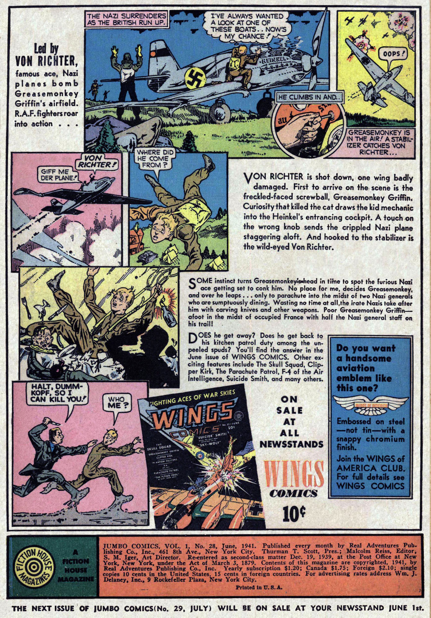 Read online Jumbo Comics comic -  Issue #28 - 2