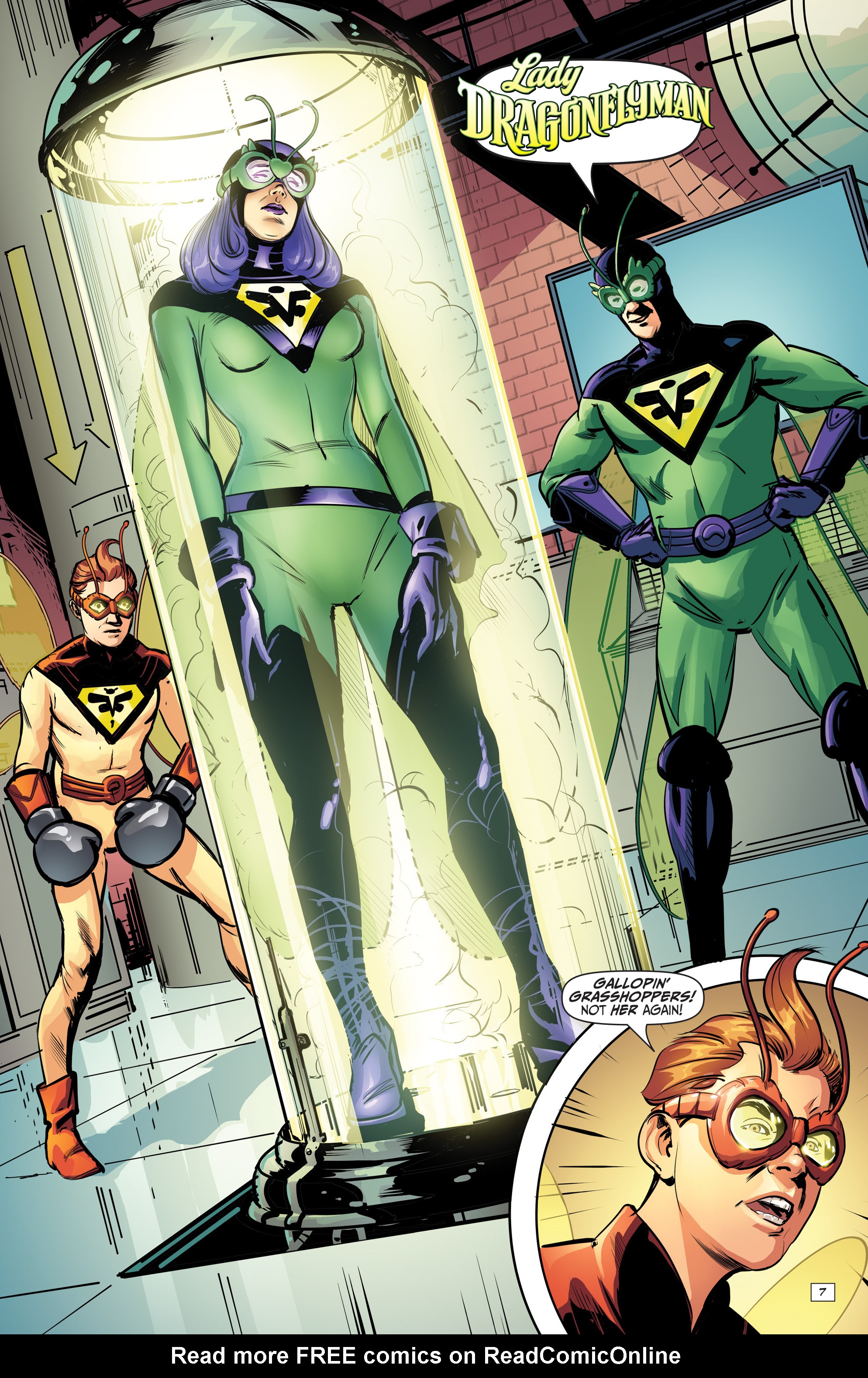 Read online Dragonfly & Dragonflyman comic -  Issue #3 - 8