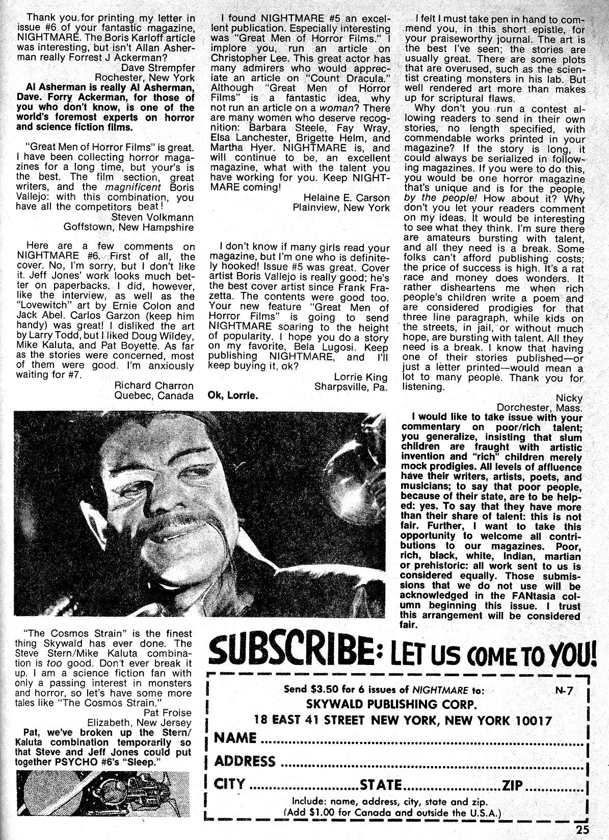 Read online Nightmare (1970) comic -  Issue #7 - 25