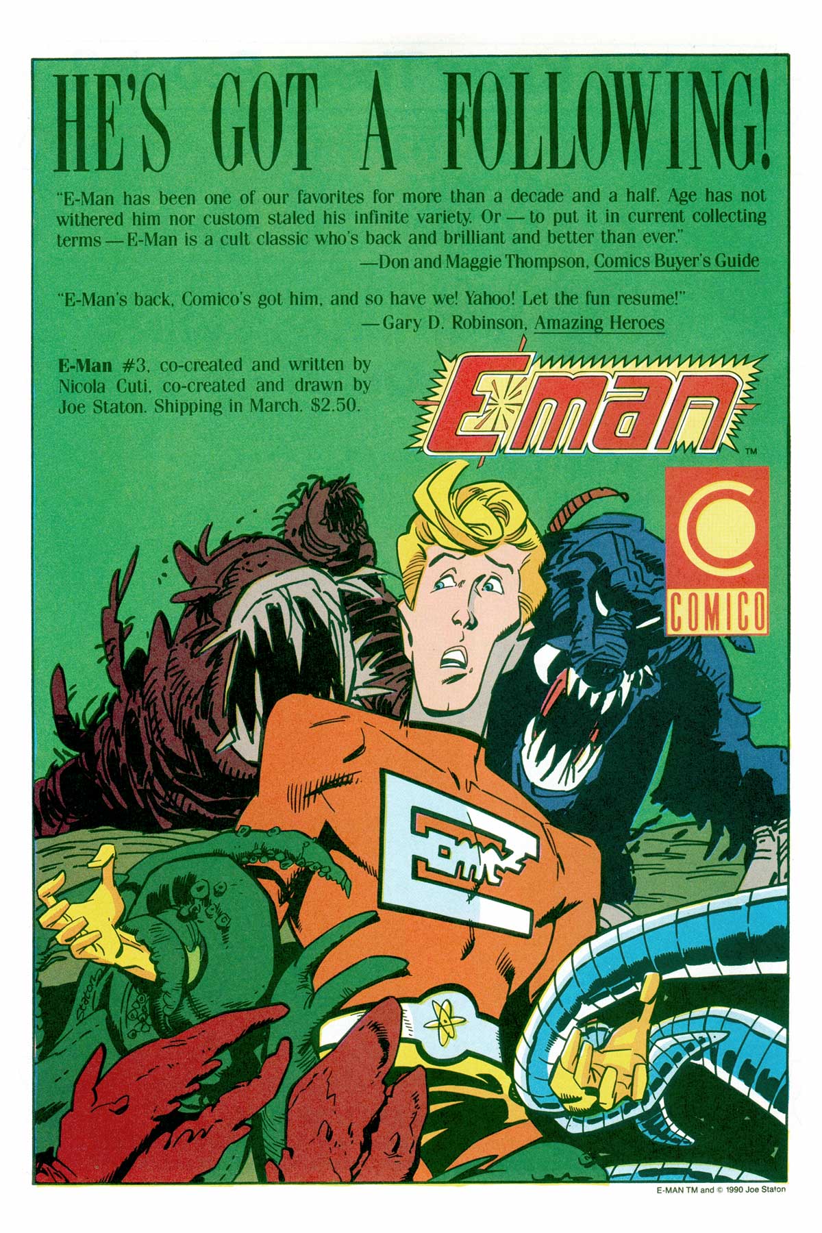 Read online E-Man (1989) comic -  Issue #2 - 29