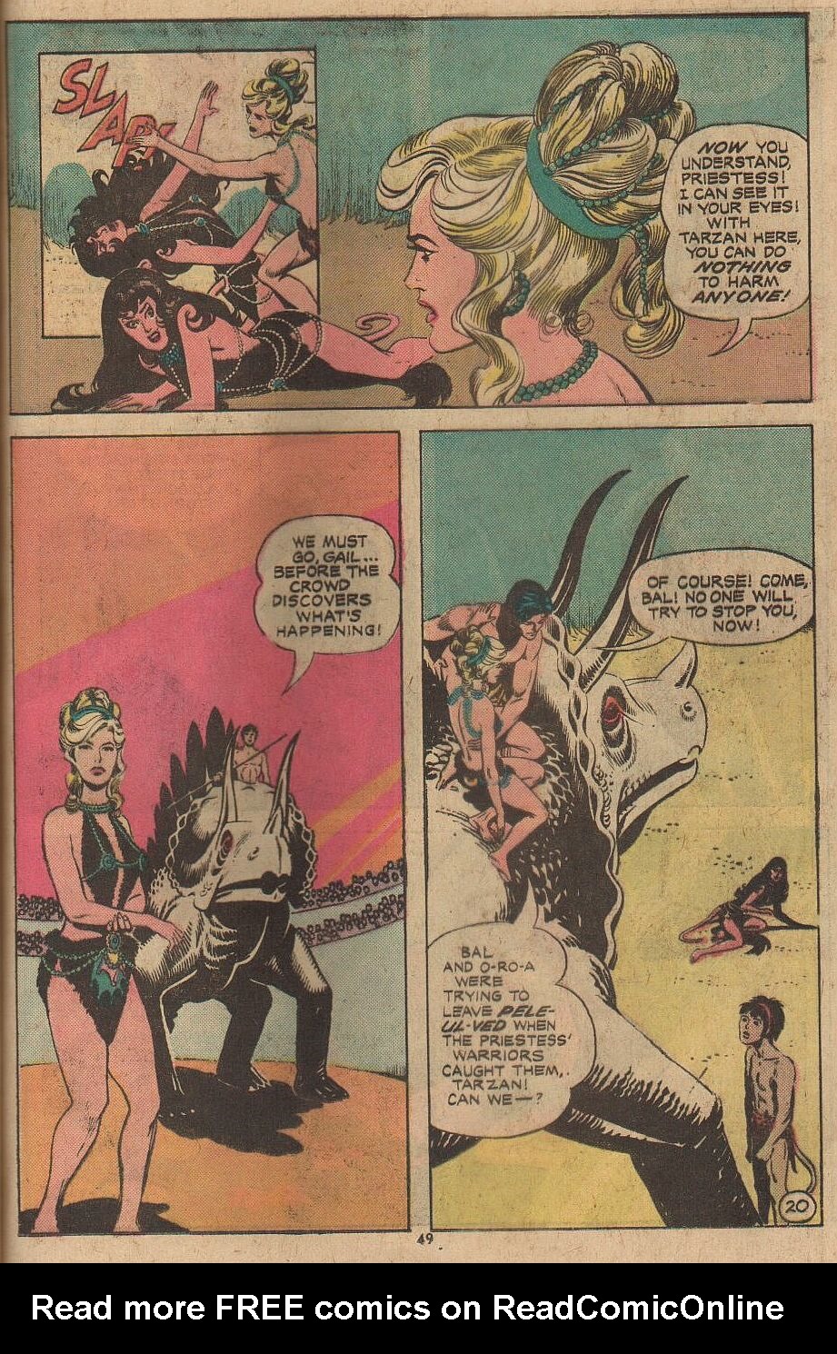 Read online Tarzan (1972) comic -  Issue #233 - 42
