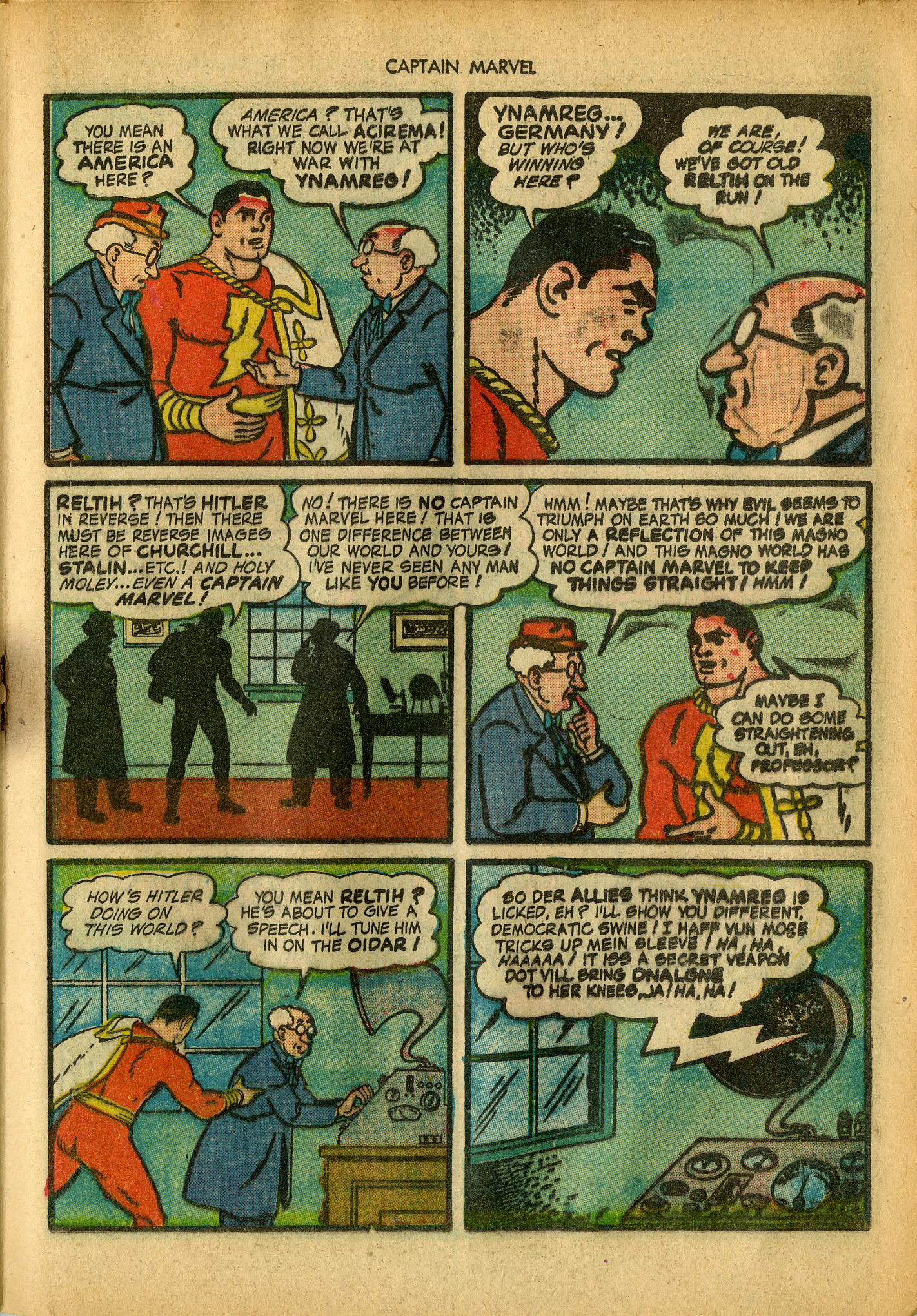 Read online Captain Marvel Adventures comic -  Issue #35 - 37