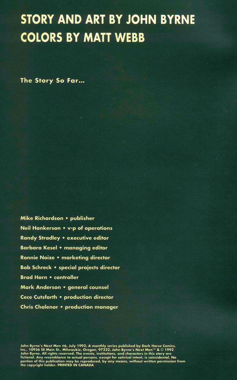 Read online John Byrne's Next Men (1992) comic -  Issue #6 - 2