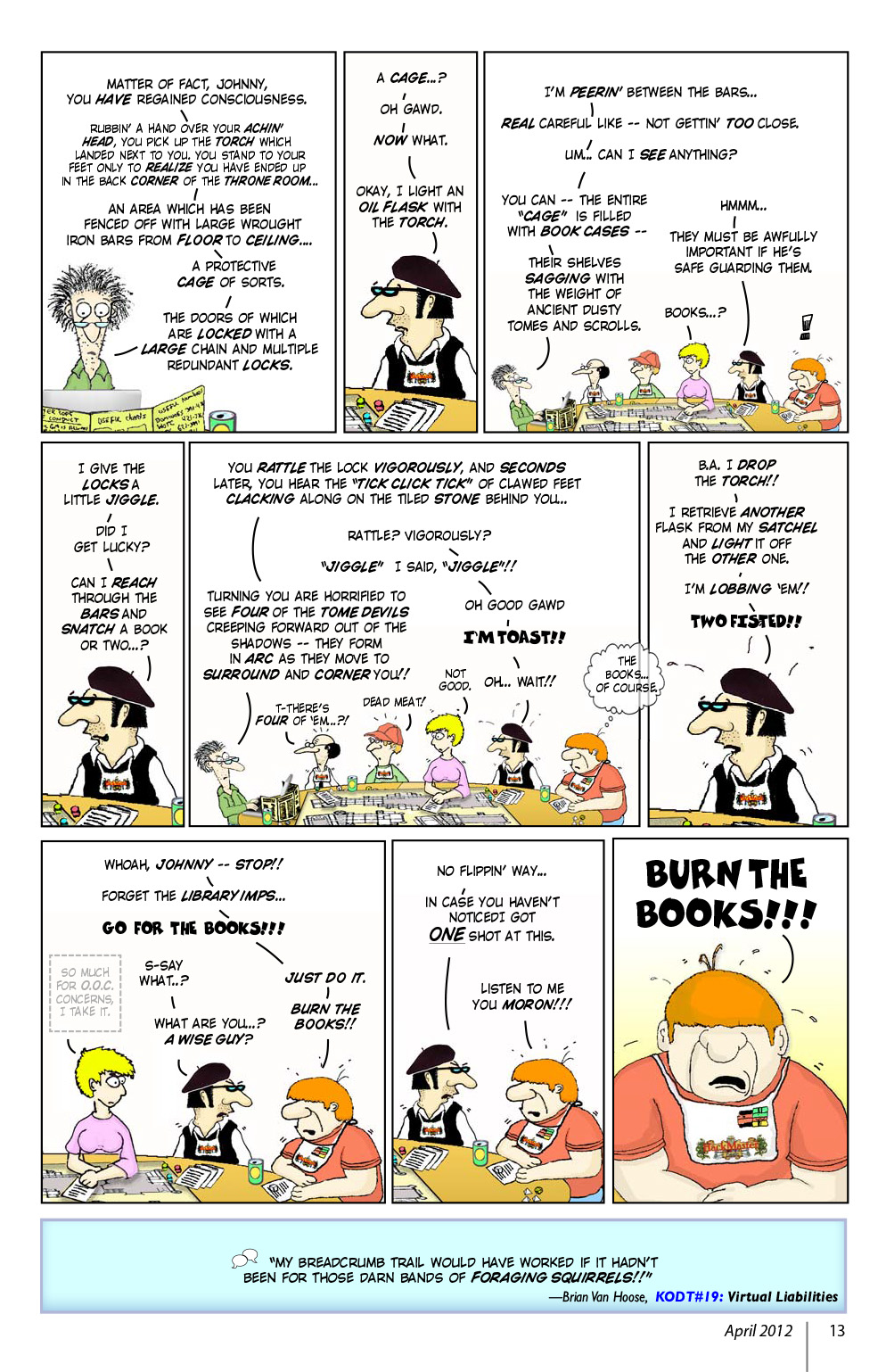 Read online Knights of the Dinner Table comic -  Issue #186 - 15