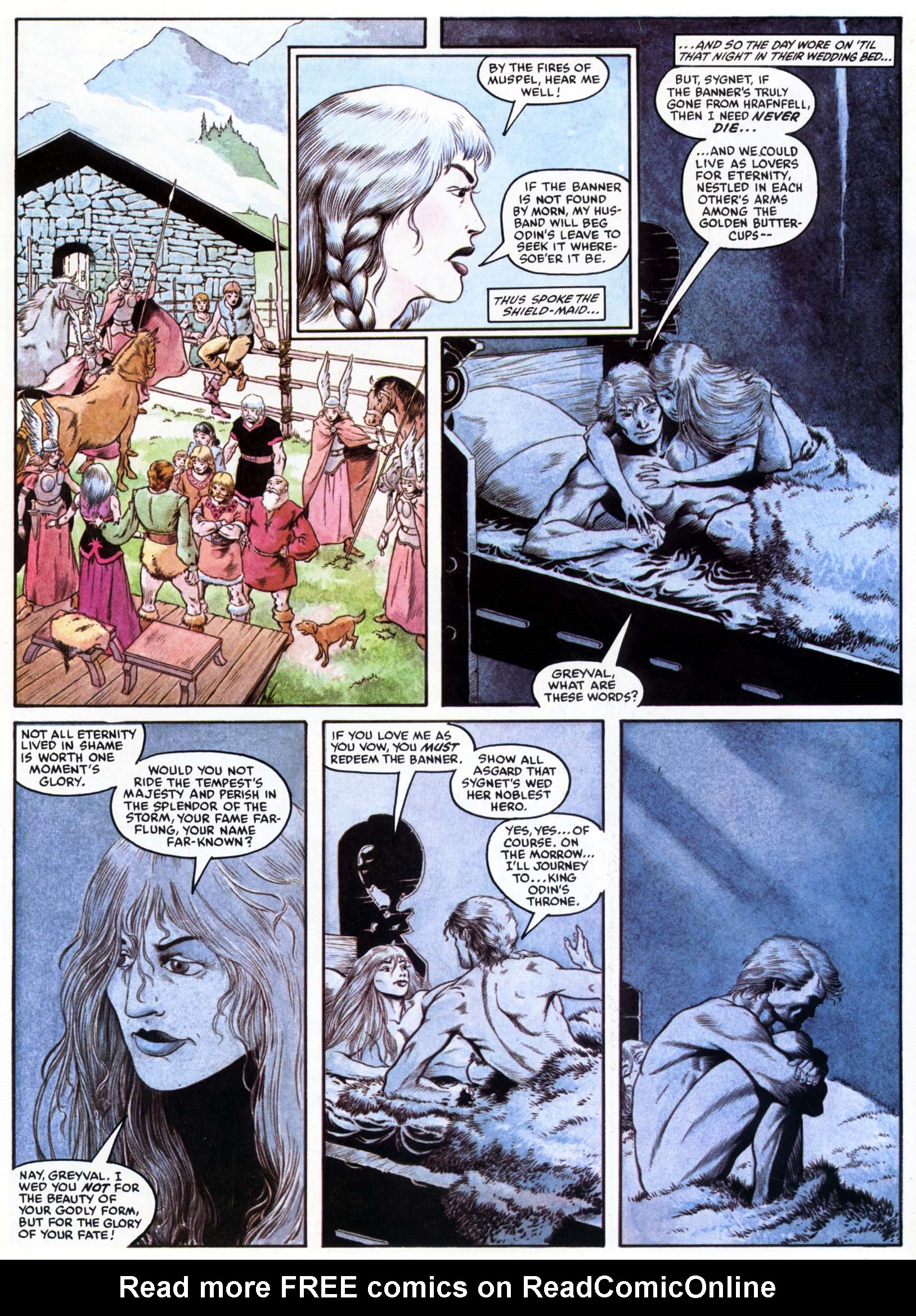 Read online Marvel Graphic Novel comic -  Issue #15 - The Raven Banner - 15