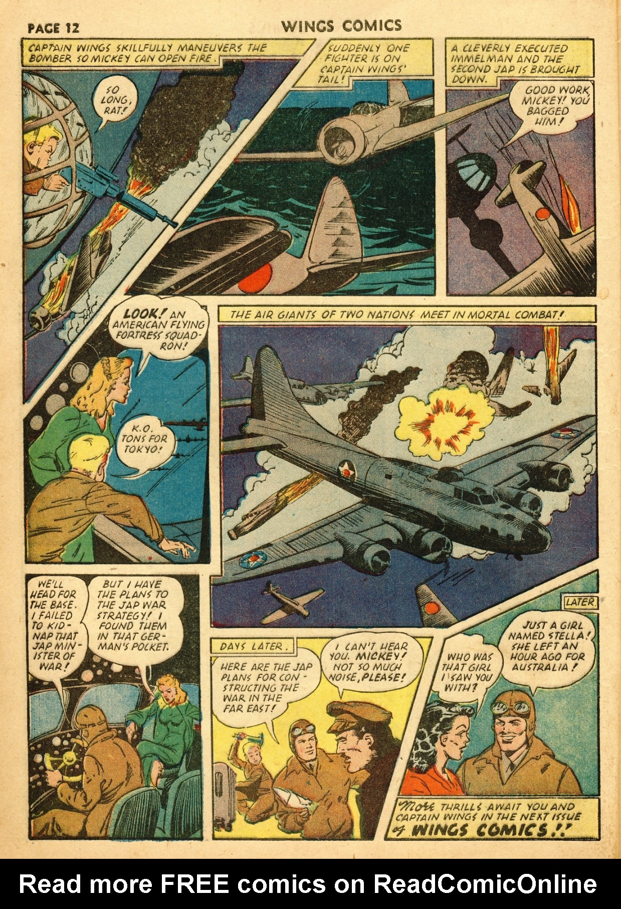 Read online Wings Comics comic -  Issue #22 - 14