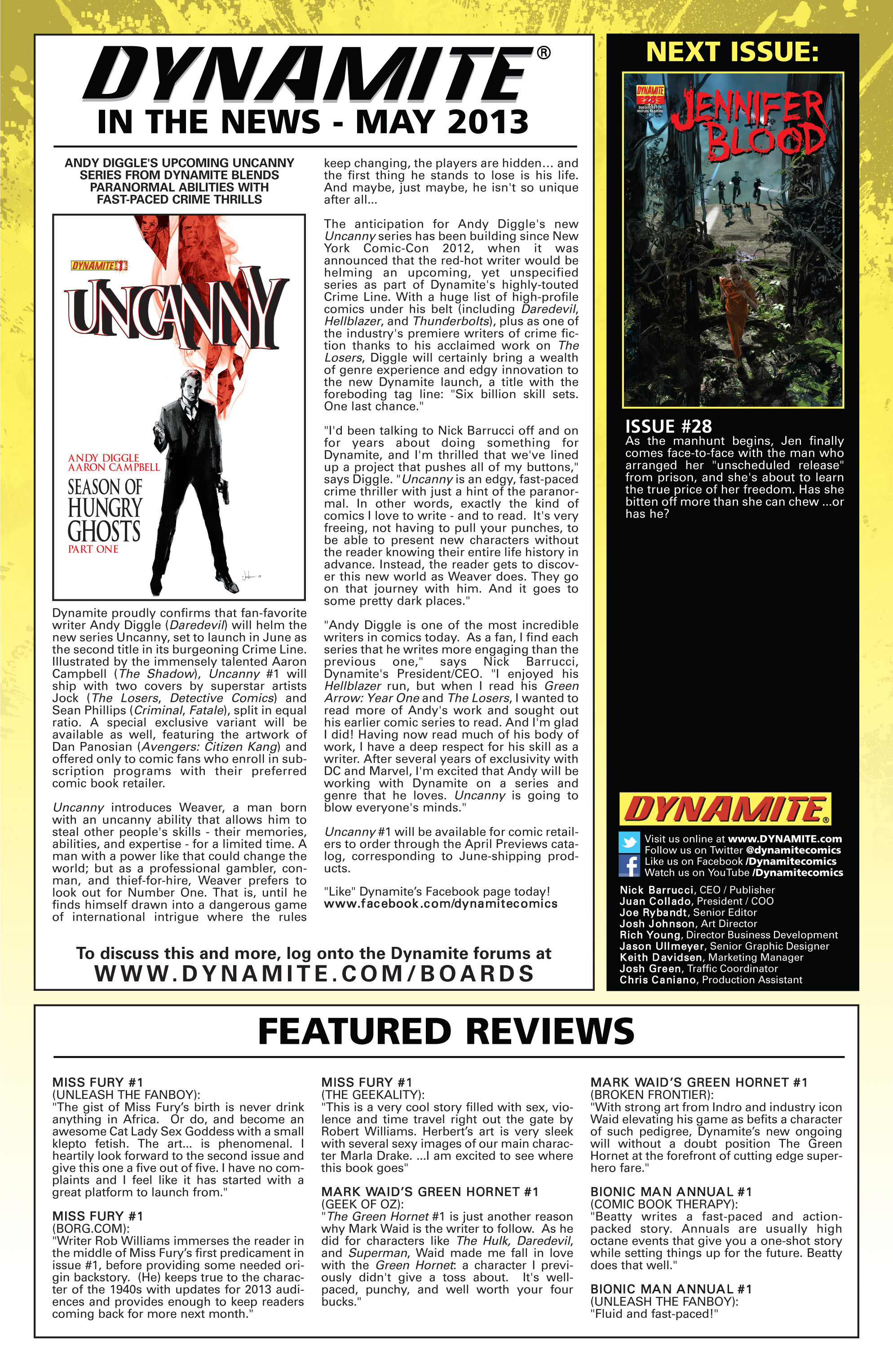 Read online Jennifer Blood comic -  Issue #27 - 27