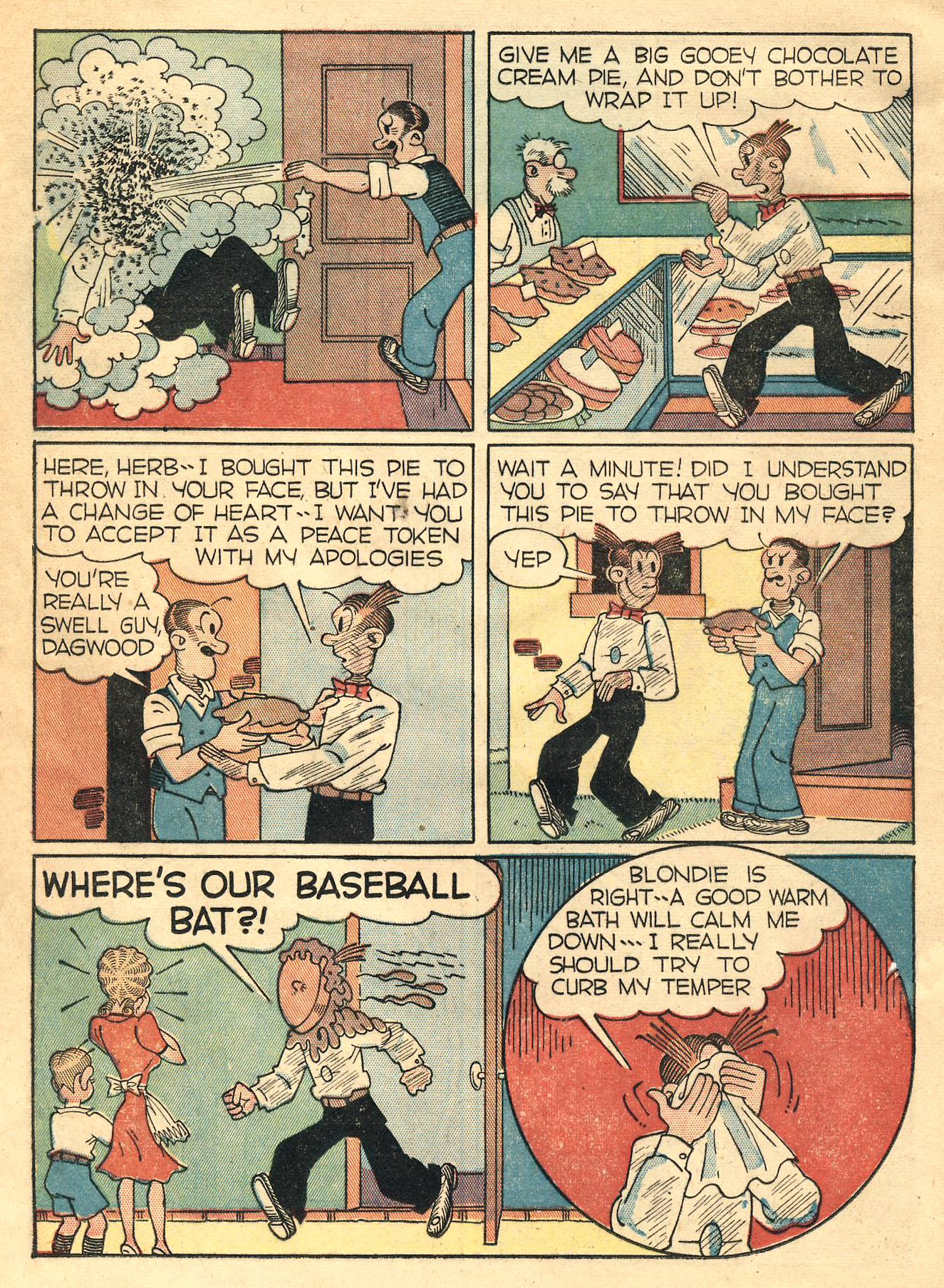 Read online Blondie Comics (1947) comic -  Issue #1 - 12